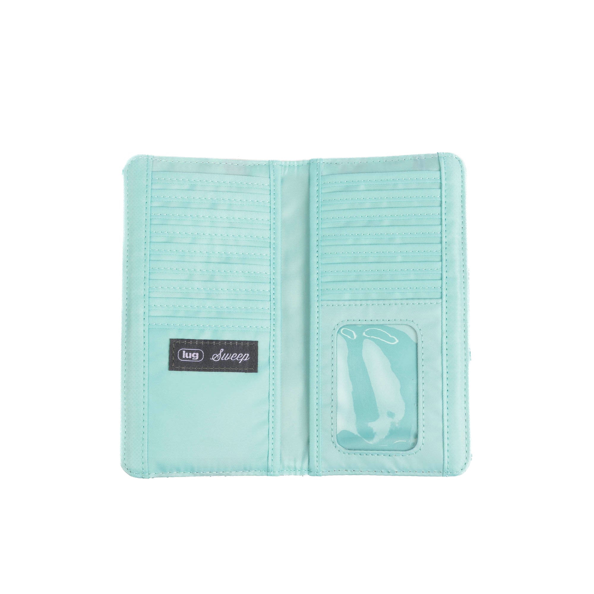 Sweep Slim Flap Wallet - AQUAMARINE - 26055_Sweep_Aquamarine_Angle_04