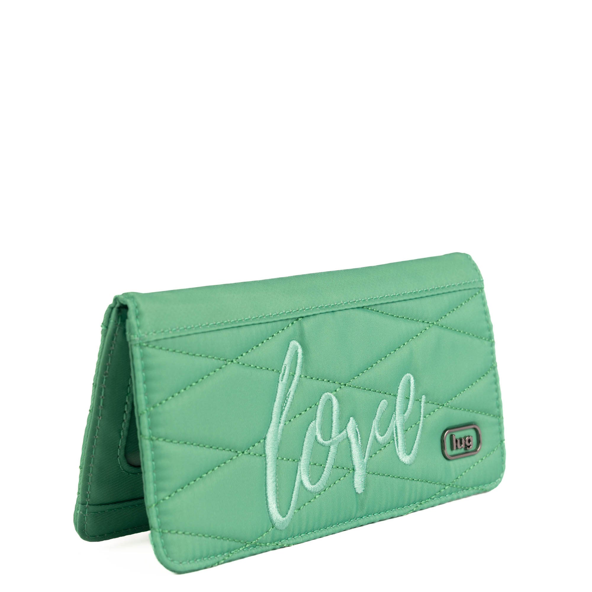 Sweep Slim Flap Wallet - SPEARMINT GREEN - 26056_Sweep_SpearmintGreen_Angle_02
