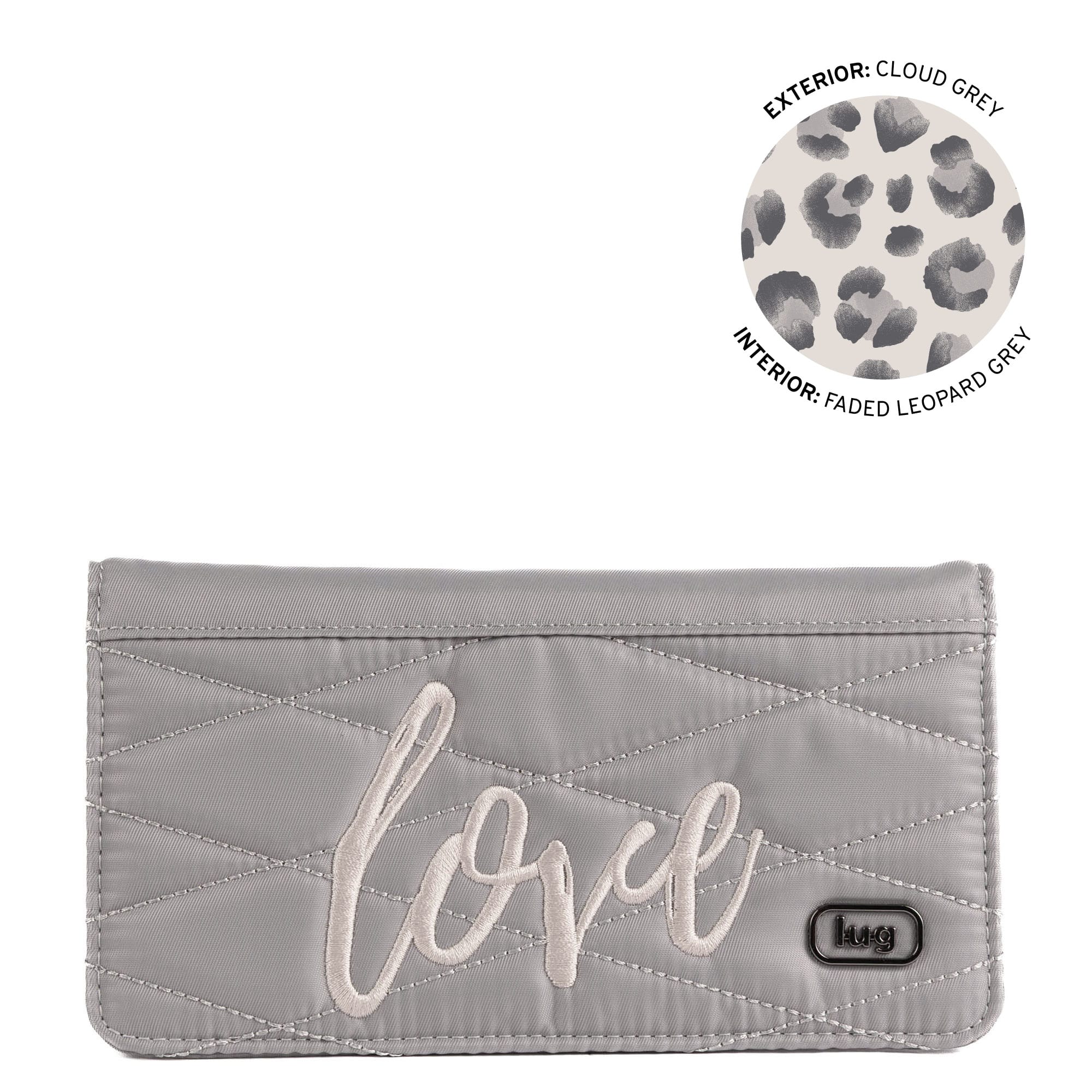 Sweep Slim Flap Wallet - CLOUD GREY - 26057_Sweep_CloudGrey_Angle_01