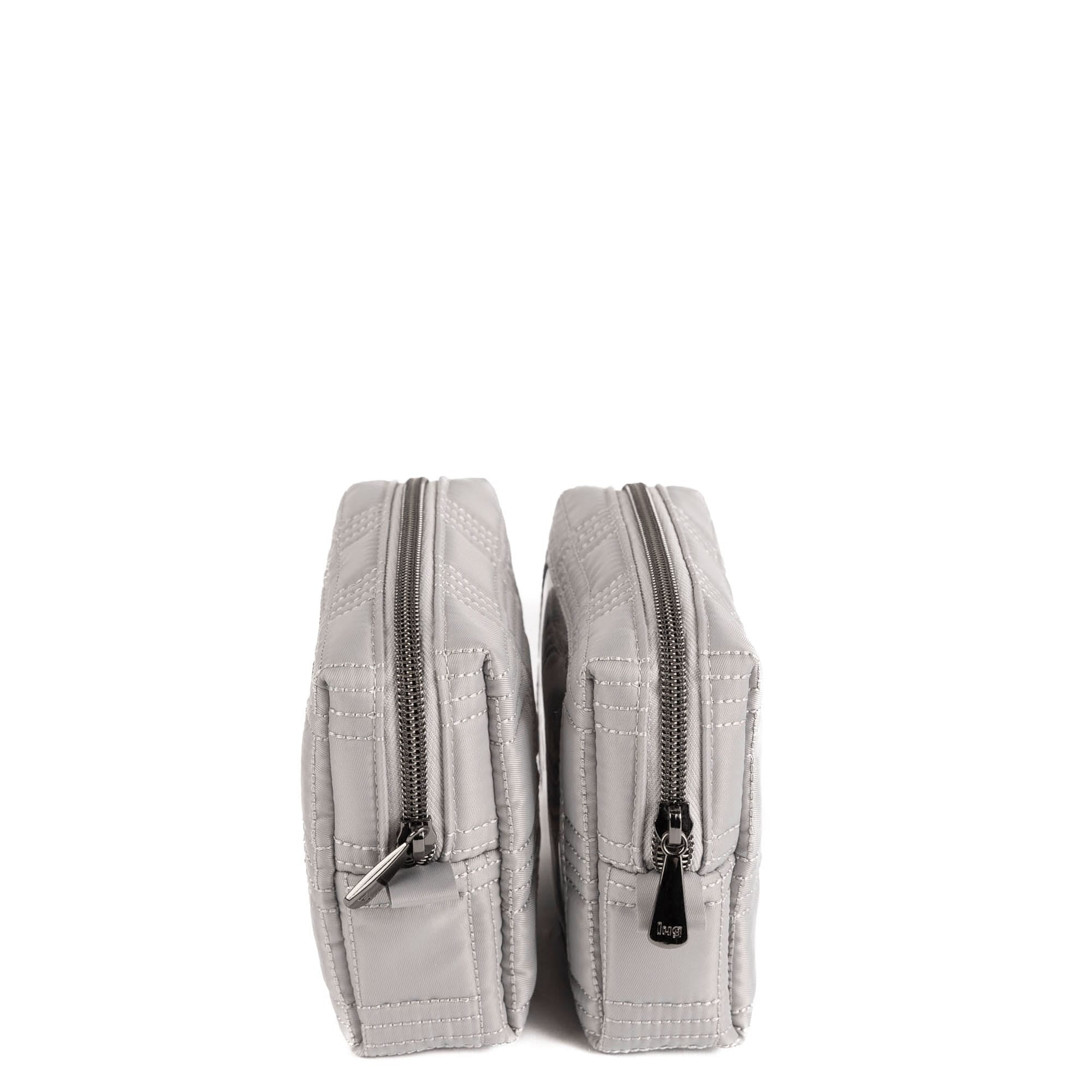 Domino Storage Pouch 2pc Set - CLOUD GREY - 26060_DominoPouch2PC_CloudGrey_Angle_03
