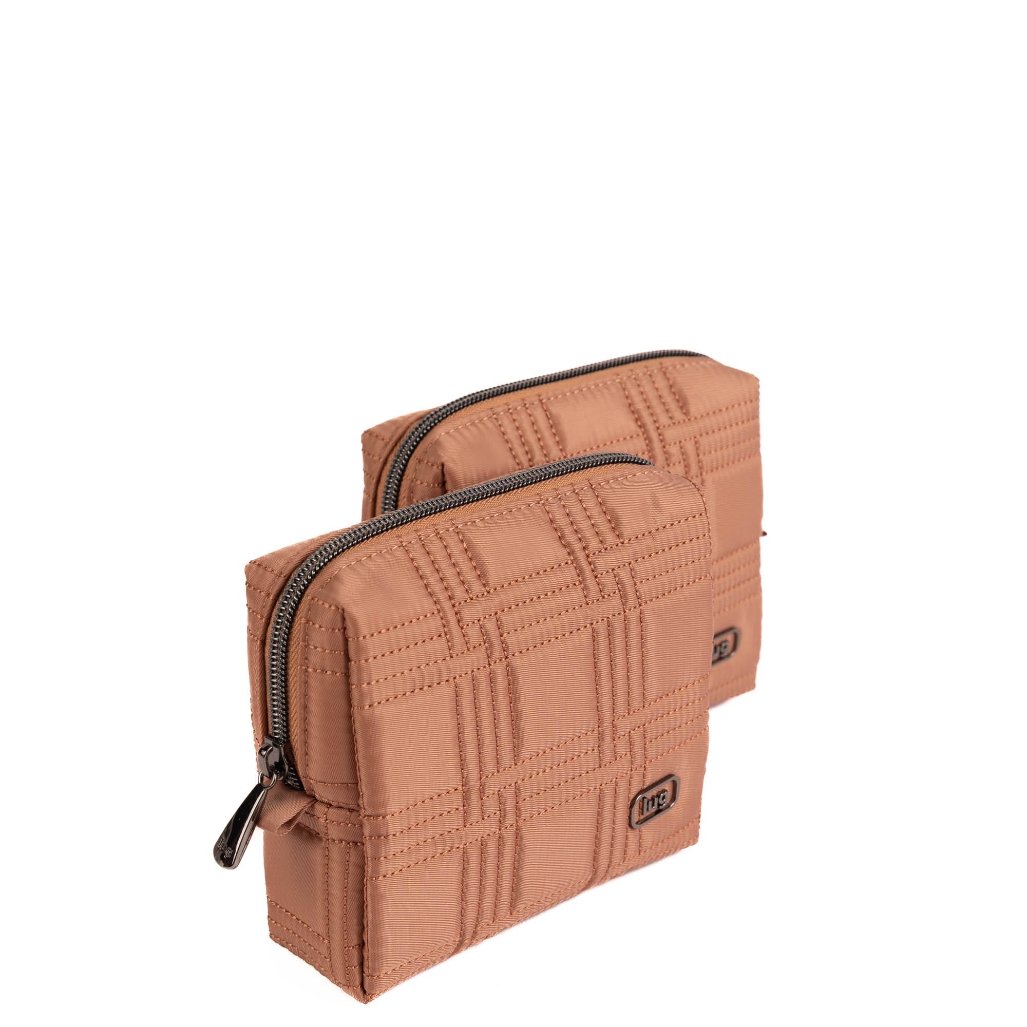 Domino Storage Pouch 2pc Set - CHAI LATTE - 26061_DominoPouch2PC_ChaiLatte_Angle_02