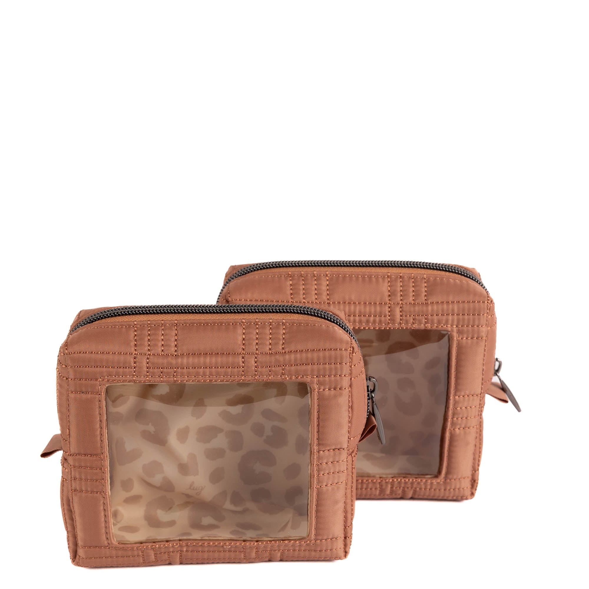 Domino Storage Pouch 2pc Set - CHAI LATTE - 26061_DominoPouch2PC_ChaiLatte_Angle_04
