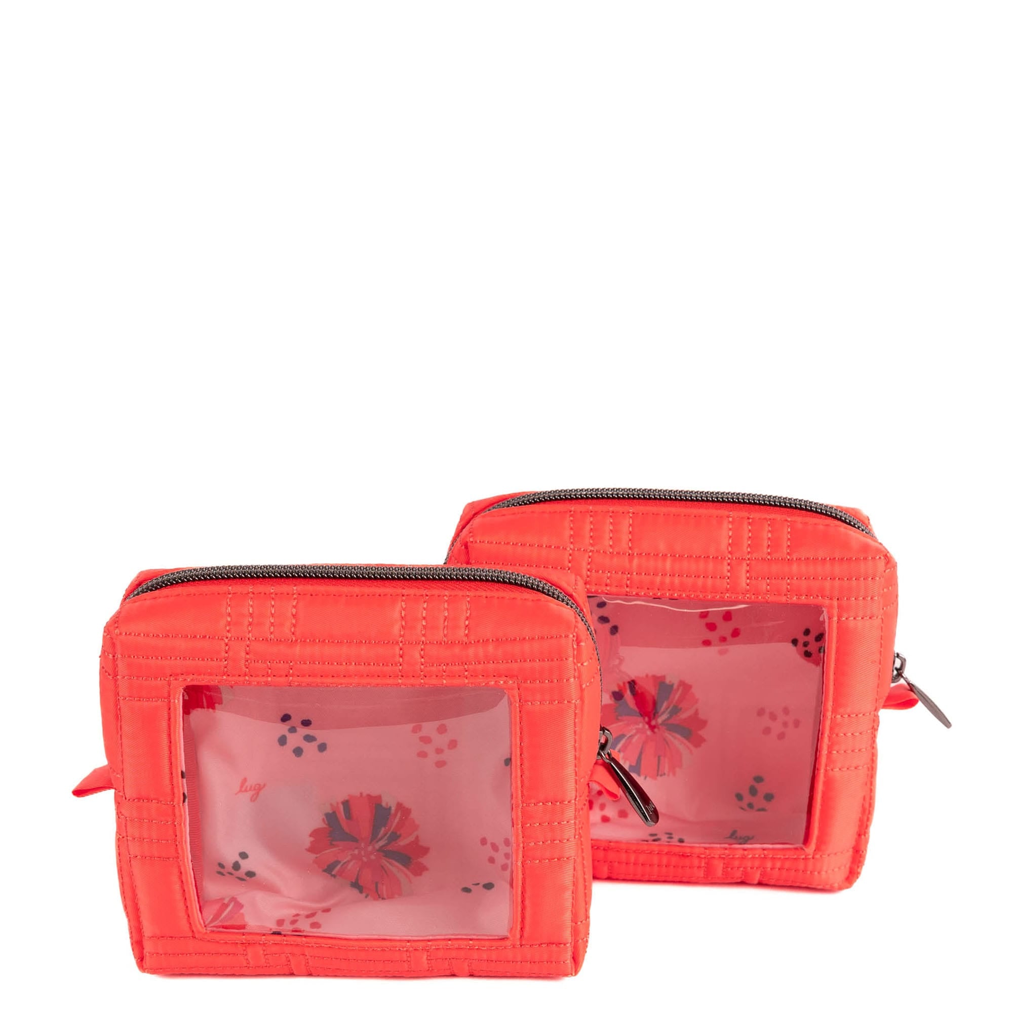 Domino Storage Pouch 2pc Set - PINK GRAPEFRUIT - 26062_DominoPouch2PC_PinkGrapefruit_Angle_04