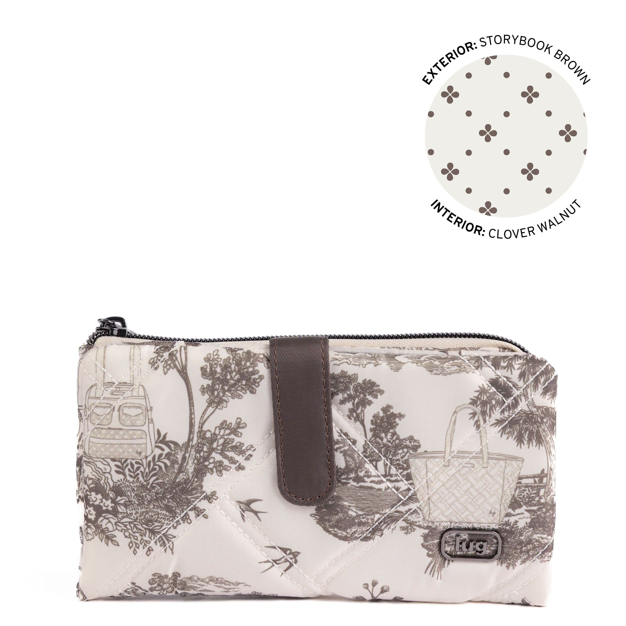 Tram LE RFID Wallet - STORYBOOK BROWN - 26087_TramLE_StorybookBrown_Angle_01