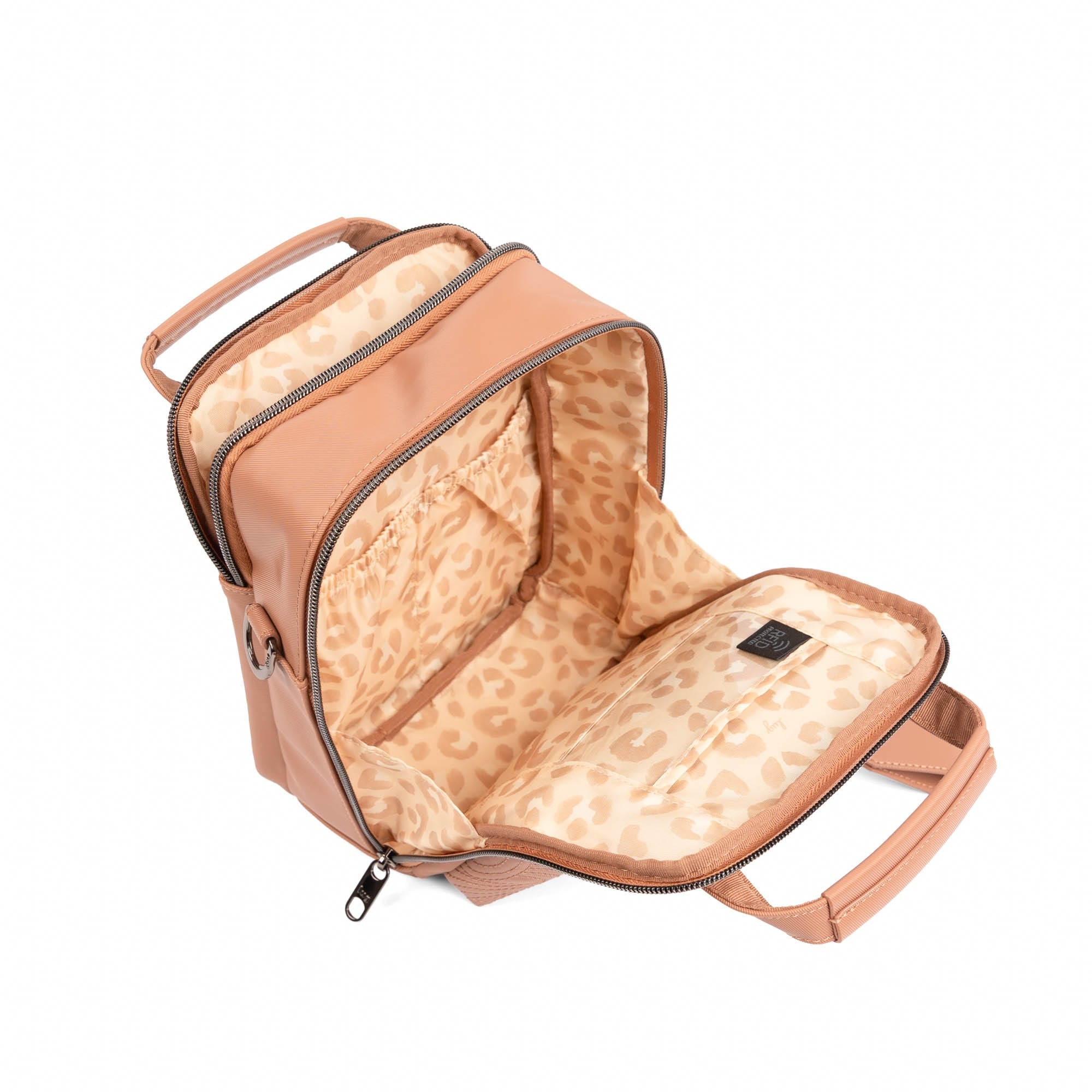 Bumble Satin Luxe VL Crossbody Bag - CHAI LATTE - 26118_BumbleSL_ChaiLatte_Angle_05