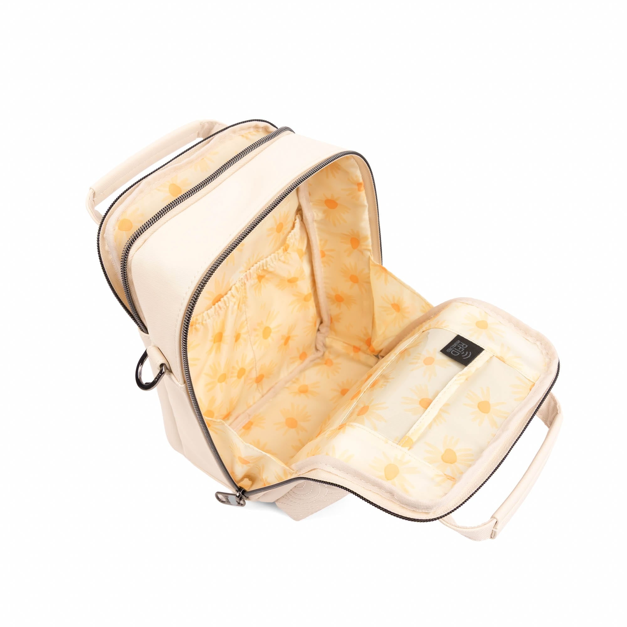 Bumble Satin Luxe VL Crossbody Bag - MACADAMIA - 26119_BumbleSL_Macadamia_Angle_05