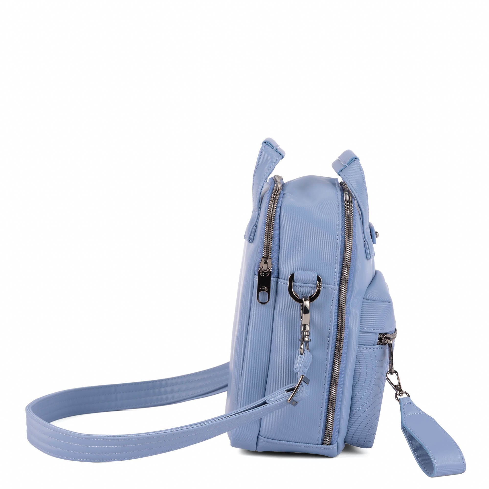 Bumble Satin Luxe VL Crossbody Bag - BLUEBELL - 26120_BumbleSL_Bluebell_Angle_03