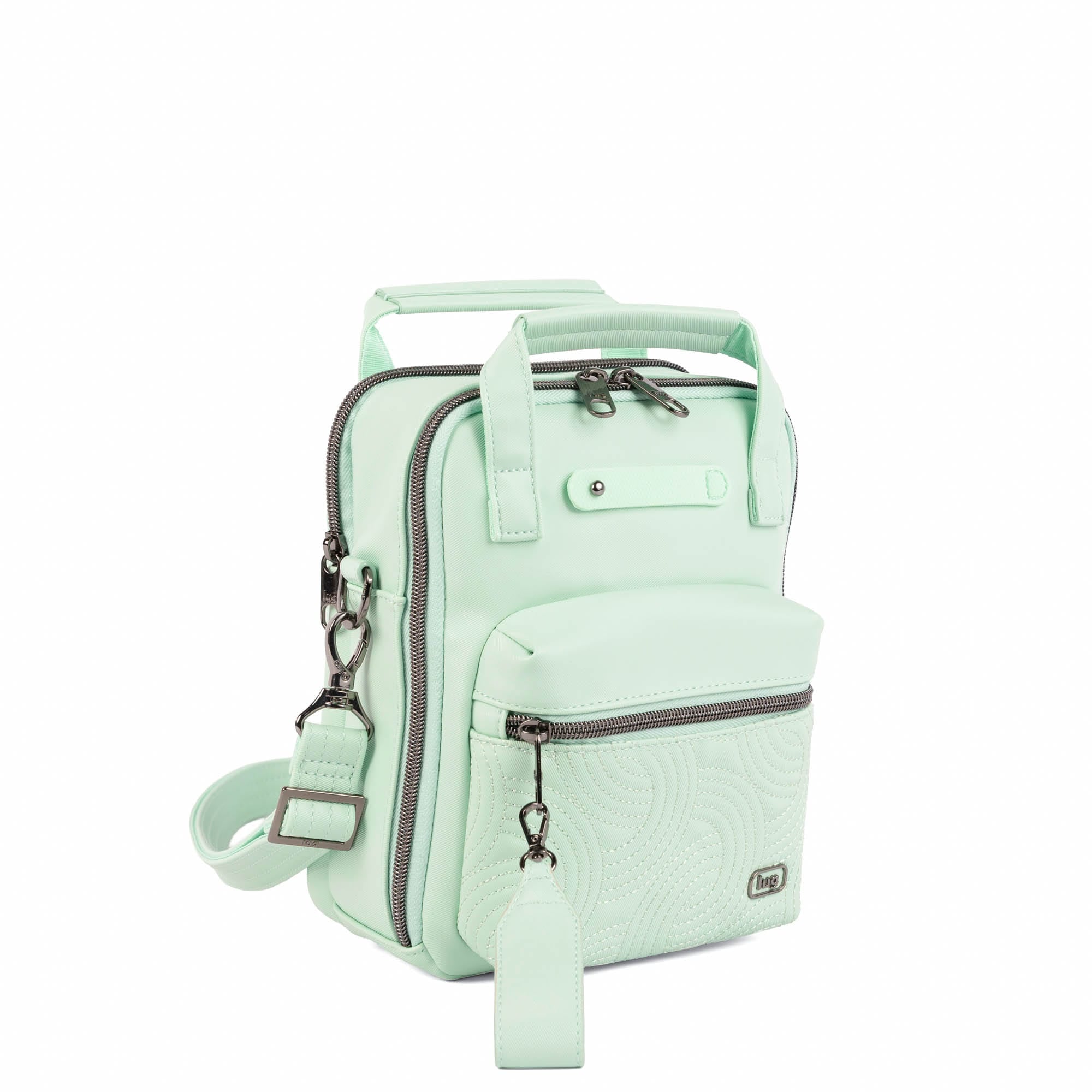 Bumble Satin Luxe VL Crossbody Bag - MIST GREEN - 26121_BumbleSL_MistGreen_Angle_02