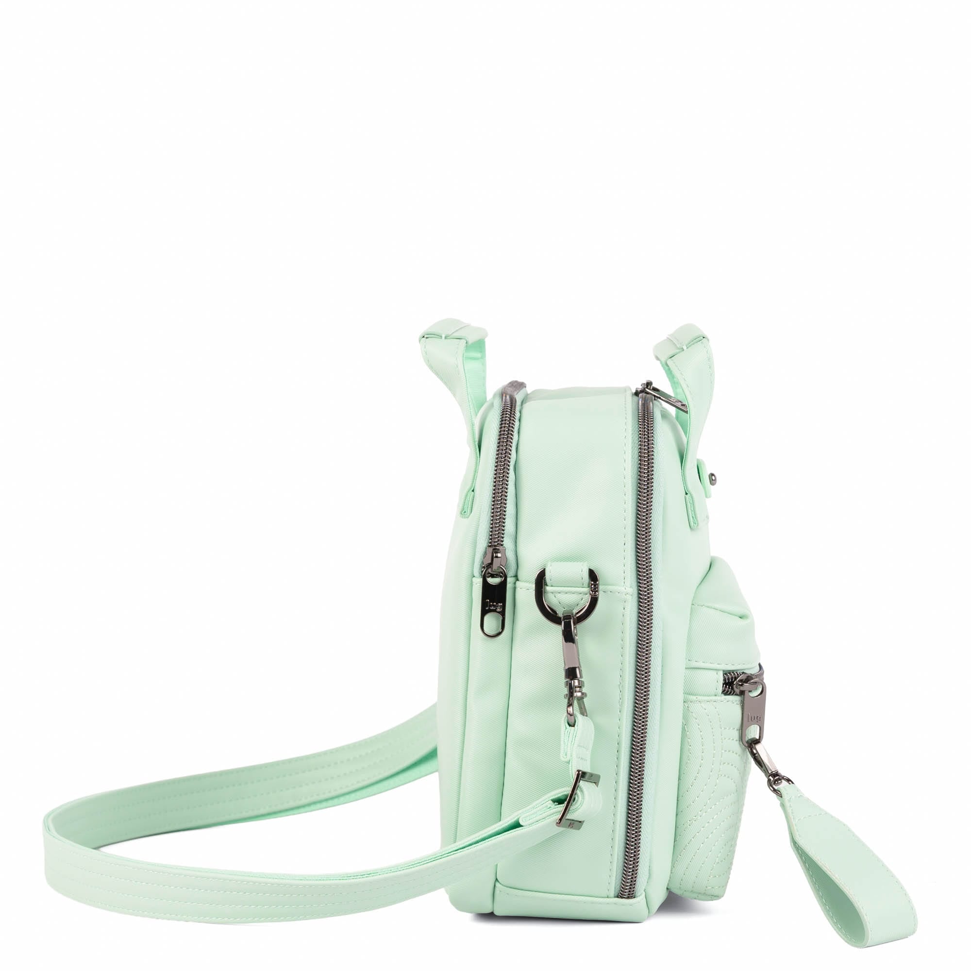Bumble Satin Luxe VL Crossbody Bag - MIST GREEN - 26121_BumbleSL_MistGreen_Angle_03