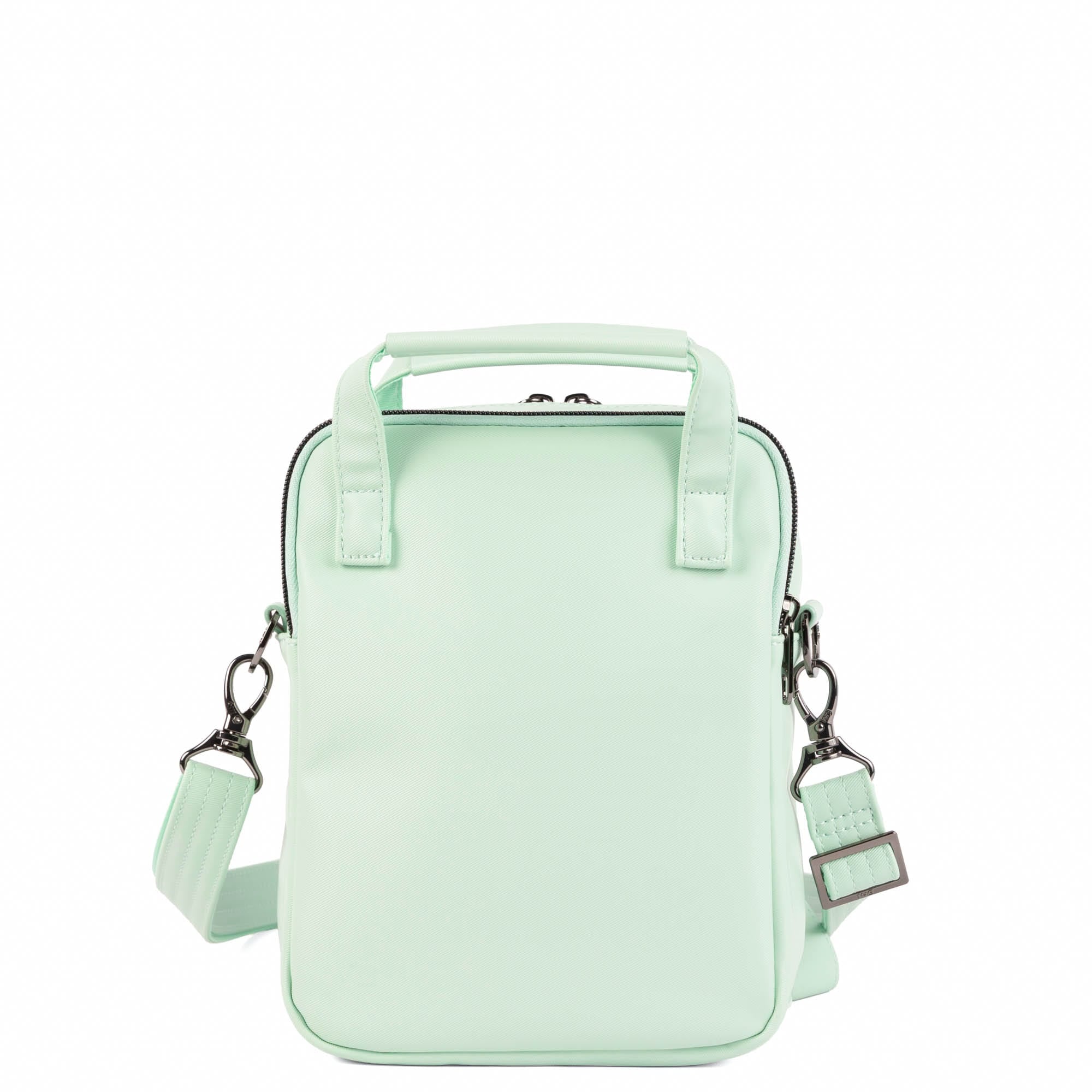 Bumble Satin Luxe VL Crossbody Bag - MIST GREEN - 26121_BumbleSL_MistGreen_Angle_04
