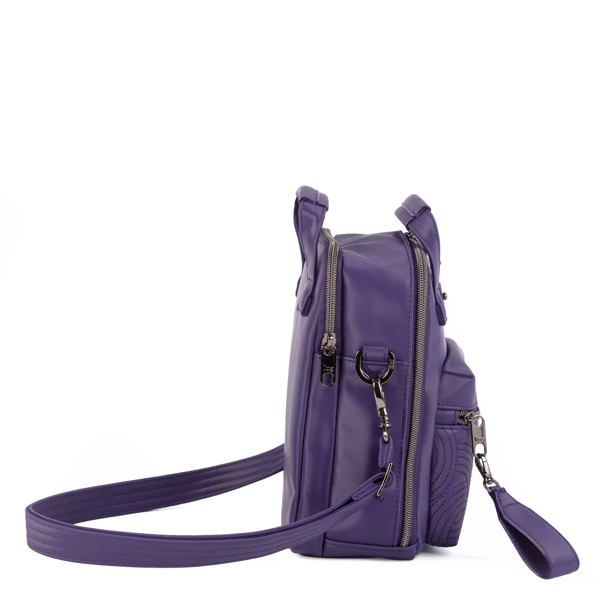 Bumble Satin Luxe VL Crossbody Bag - CONCORD PURPLE - 26123_BumbleSL_ConcordPurple_Angle_03