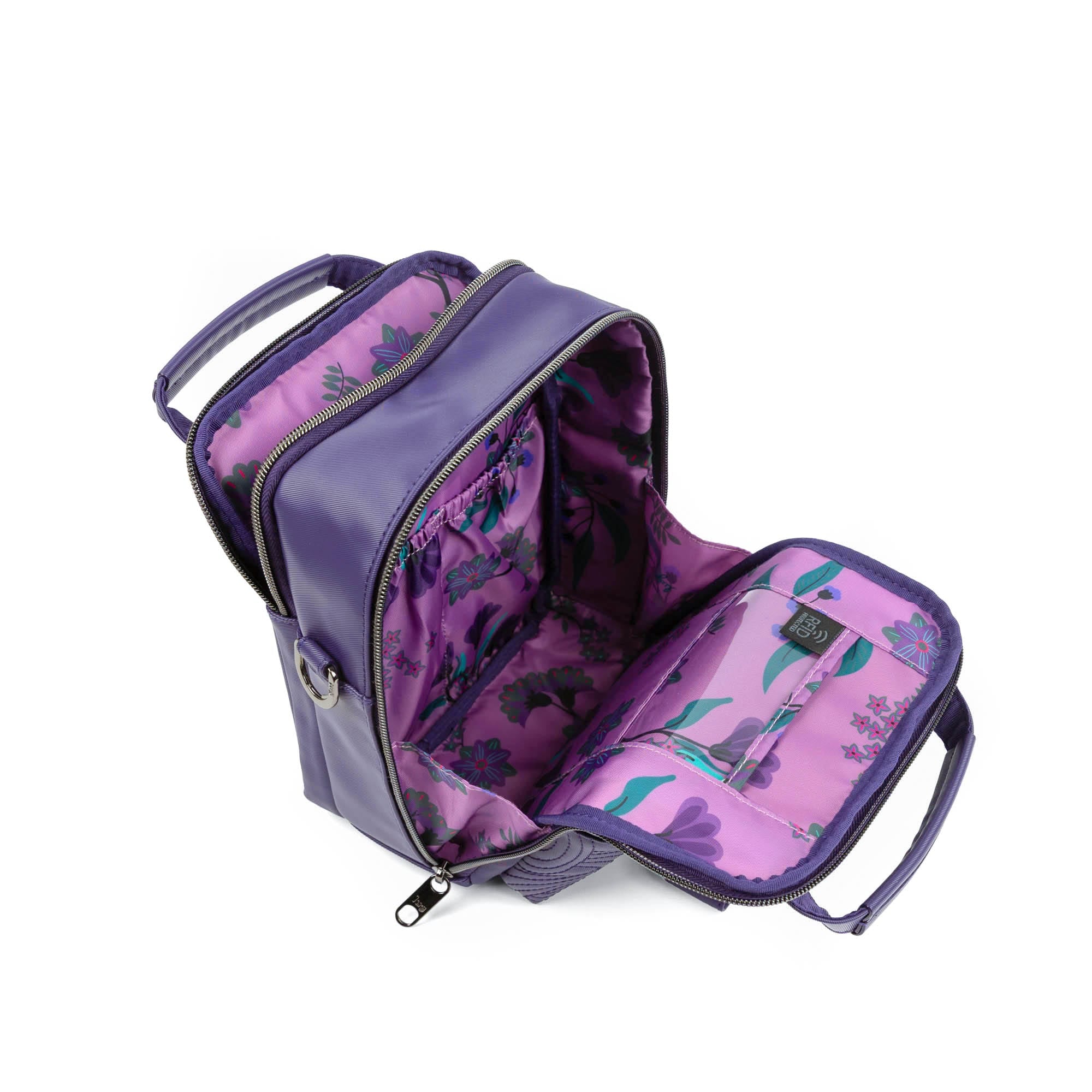 Bumble Satin Luxe VL Crossbody Bag - CONCORD PURPLE - 26123_BumbleSL_ConcordPurple_Angle_05