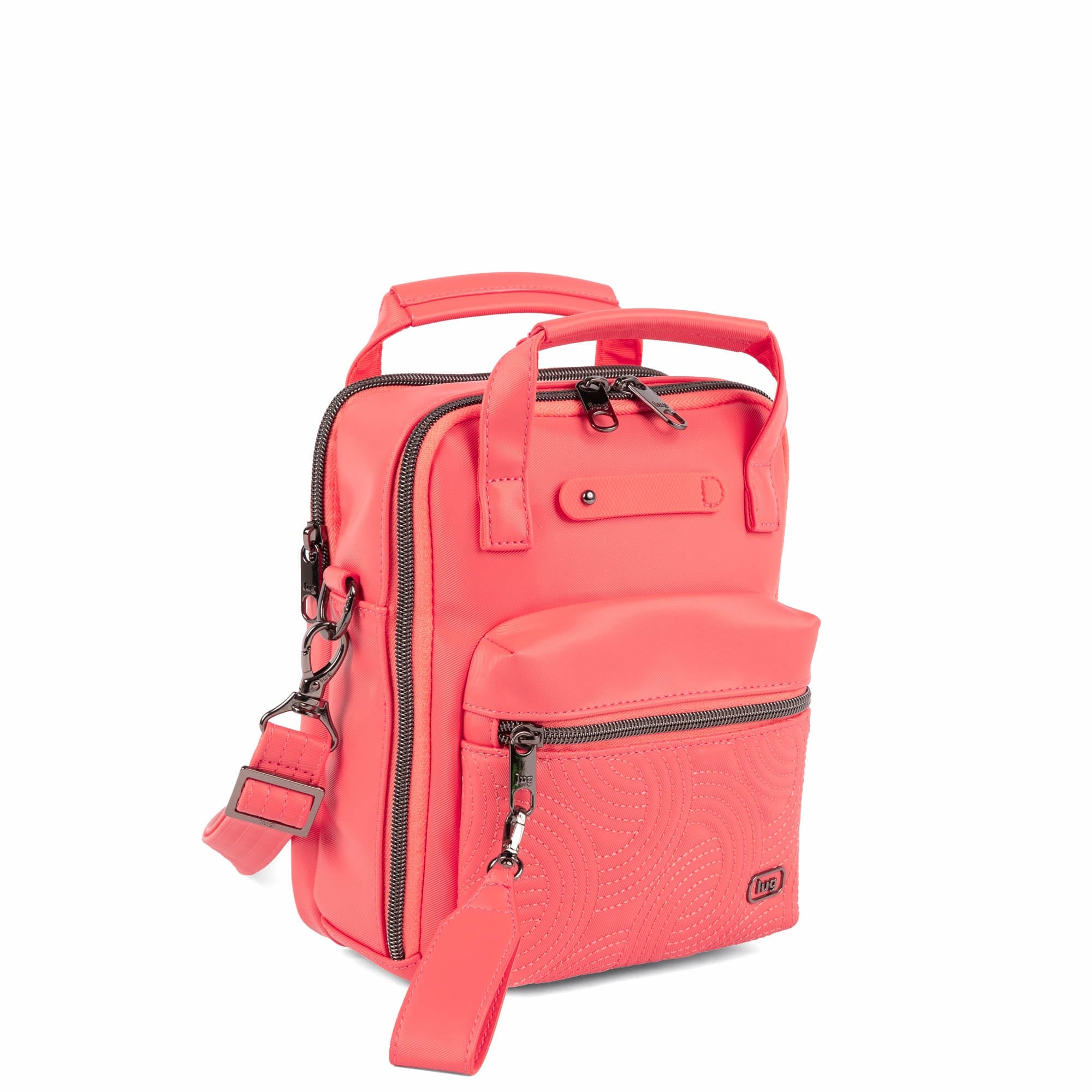 Bumble Satin Luxe VL Crossbody Bag - PINK GRAPEFRUIT - 26124_BumbleSL_PinkGrapefruit_Angle_02