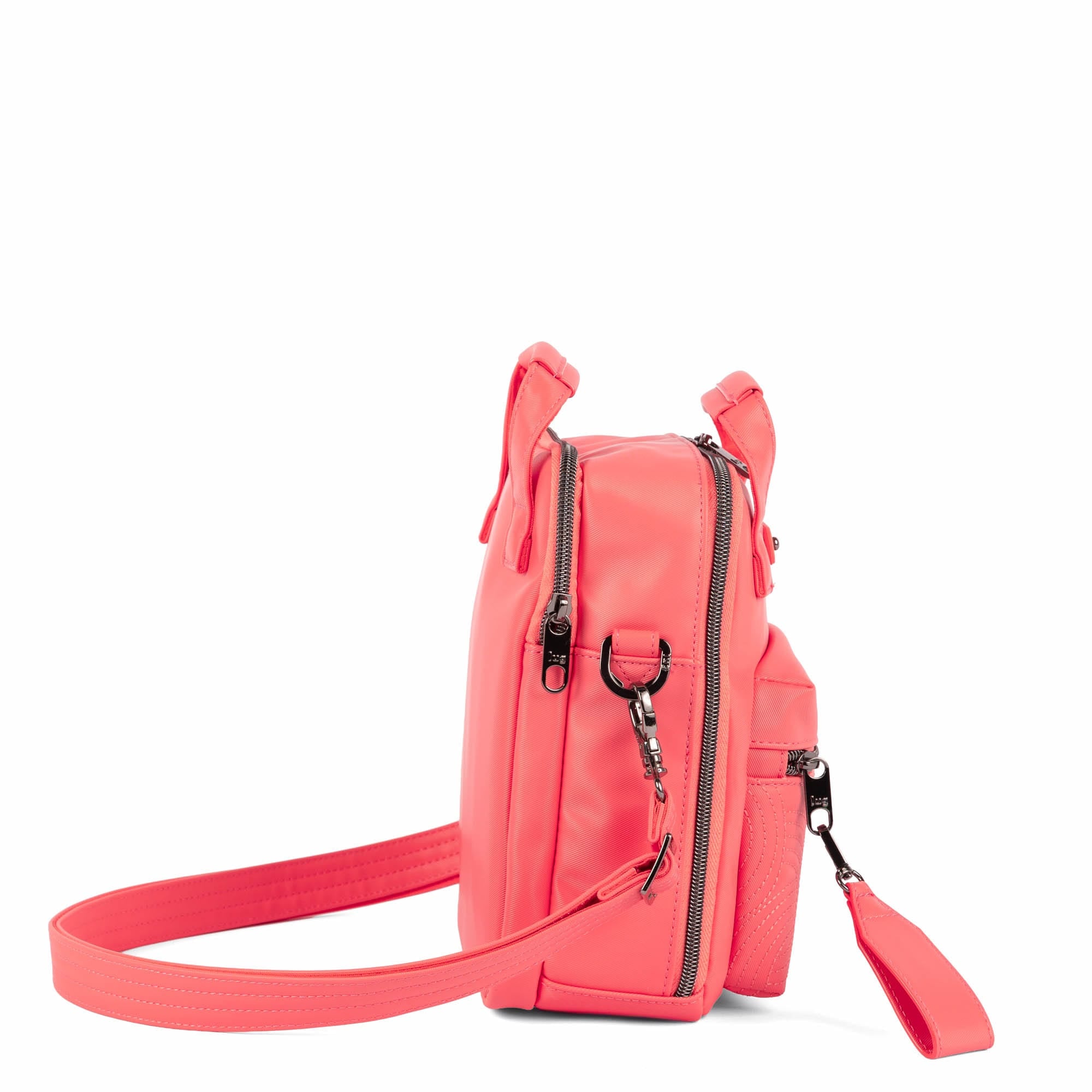 Bumble Satin Luxe VL Crossbody Bag - PINK GRAPEFRUIT - 26124_BumbleSL_PinkGrapefruit_Angle_03