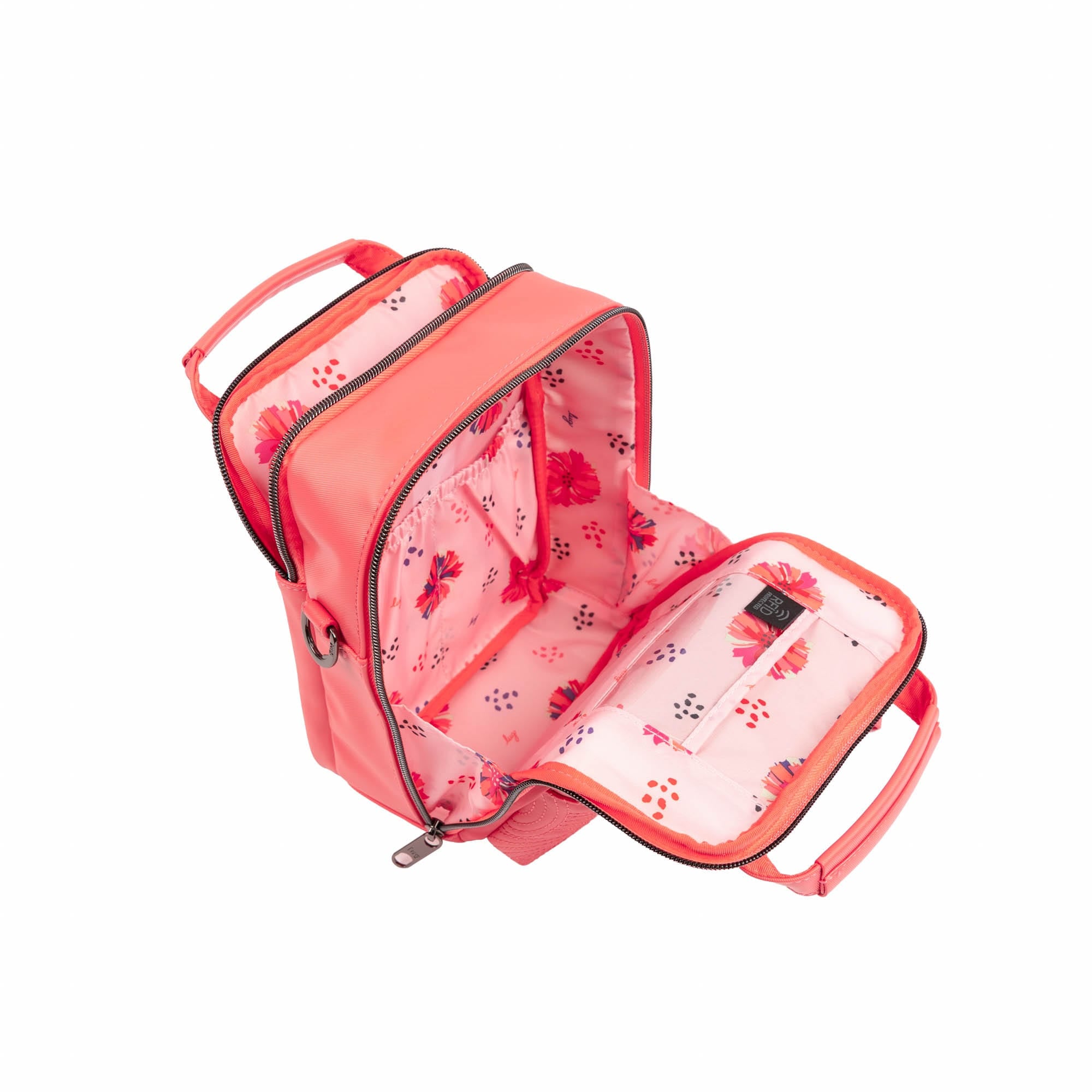 Bumble Satin Luxe VL Crossbody Bag - PINK GRAPEFRUIT - 26124_BumbleSL_PinkGrapefruit_Angle_05