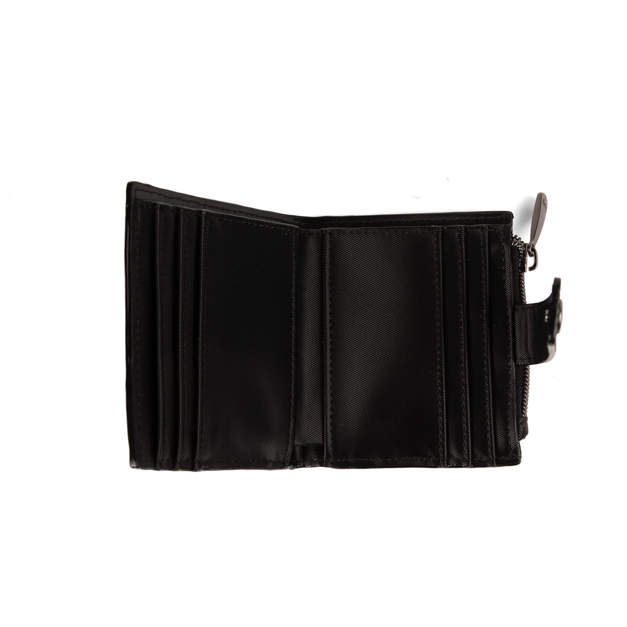 Hurdle Satin Luxe VL RFID Wallet - BLACK - 26126_HurdleSL_Black_Angle_05
