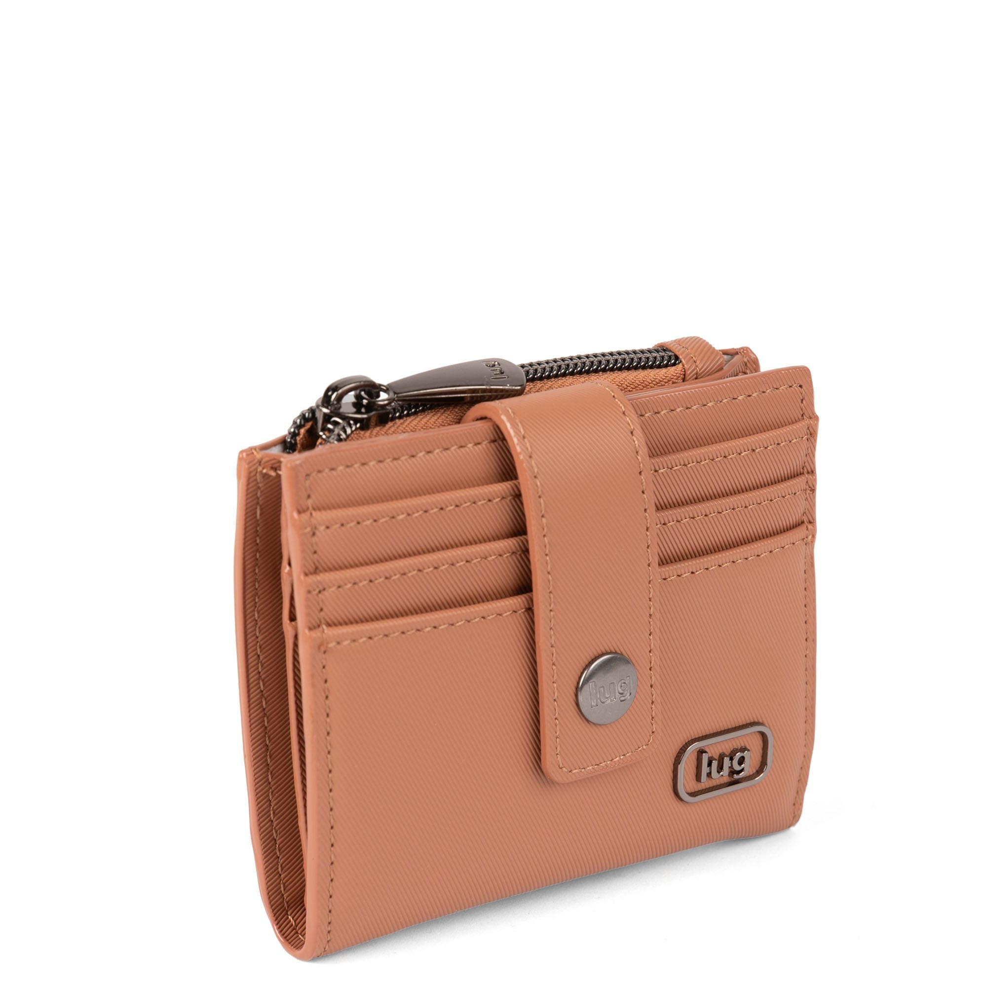 Hurdle Satin Luxe VL RFID Wallet - CHAI LATTE - 26127_HurdleSL_ChaiLatte_Angle_02