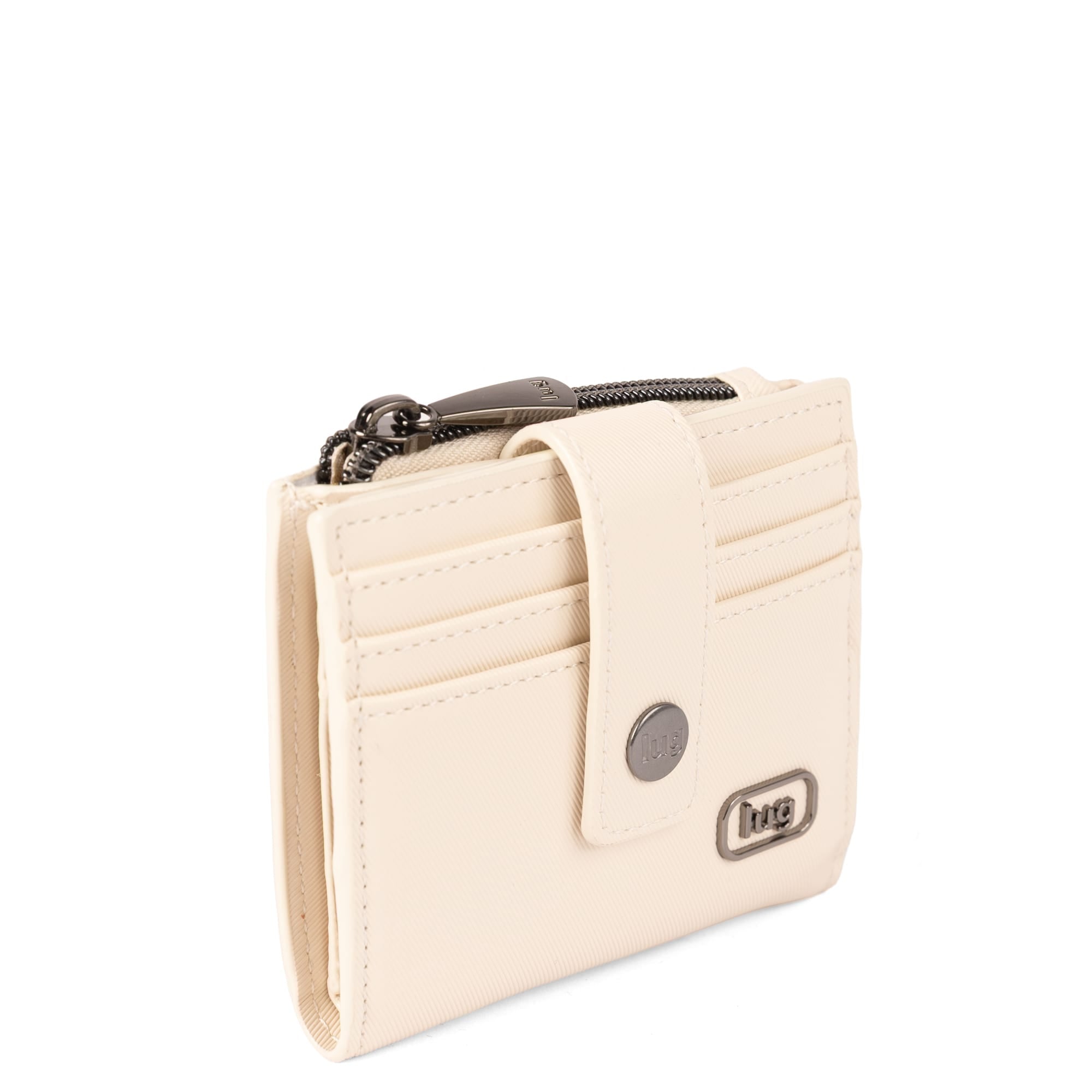 Hurdle Satin Luxe VL RFID Wallet - MACADAMIA - 26128_HurdleSL_Macadamia_Angle_02