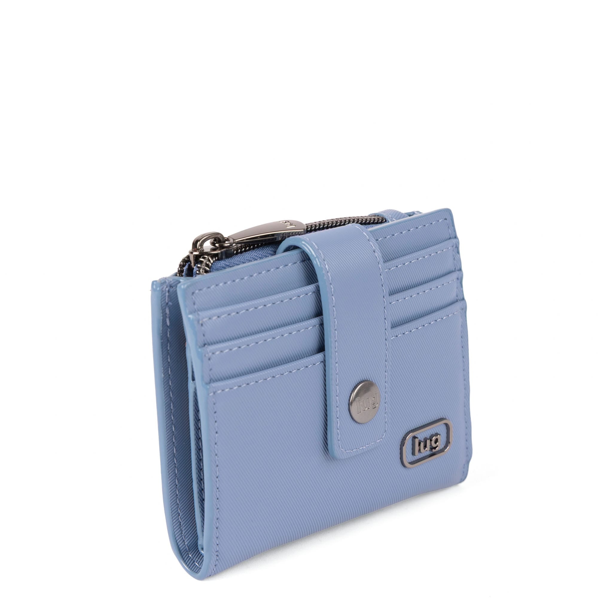 Hurdle Satin Luxe VL RFID Wallet - BLUEBELL - 26129_HurdleSL_Bluebell_Angle_02