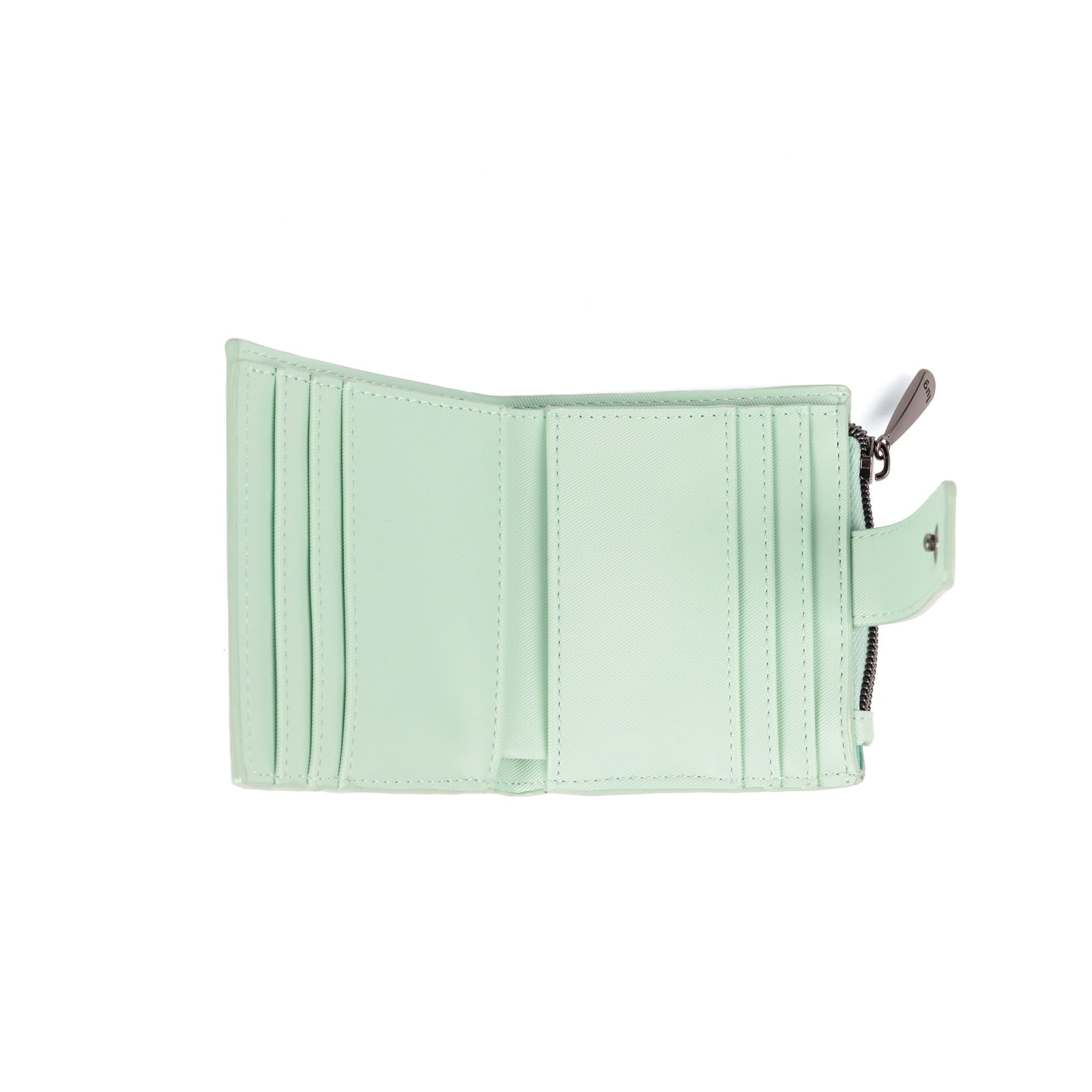 Hurdle Satin Luxe VL RFID Wallet - MIST GREEN - 26130_HurdleSL_MistGreen_Angle_05