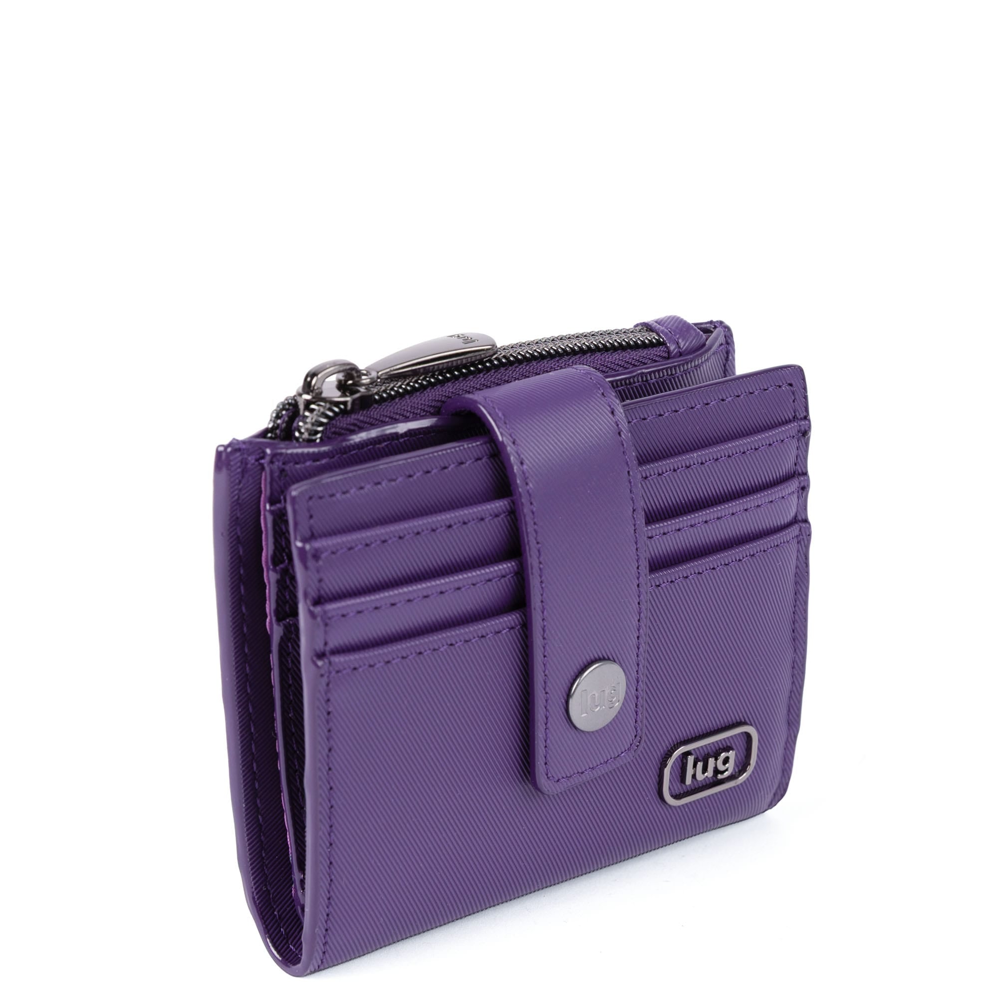 Hurdle Satin Luxe VL RFID Wallet - CONCORD PURPLE - 26132_HurdleSL_ConcordPurple_Angle_02