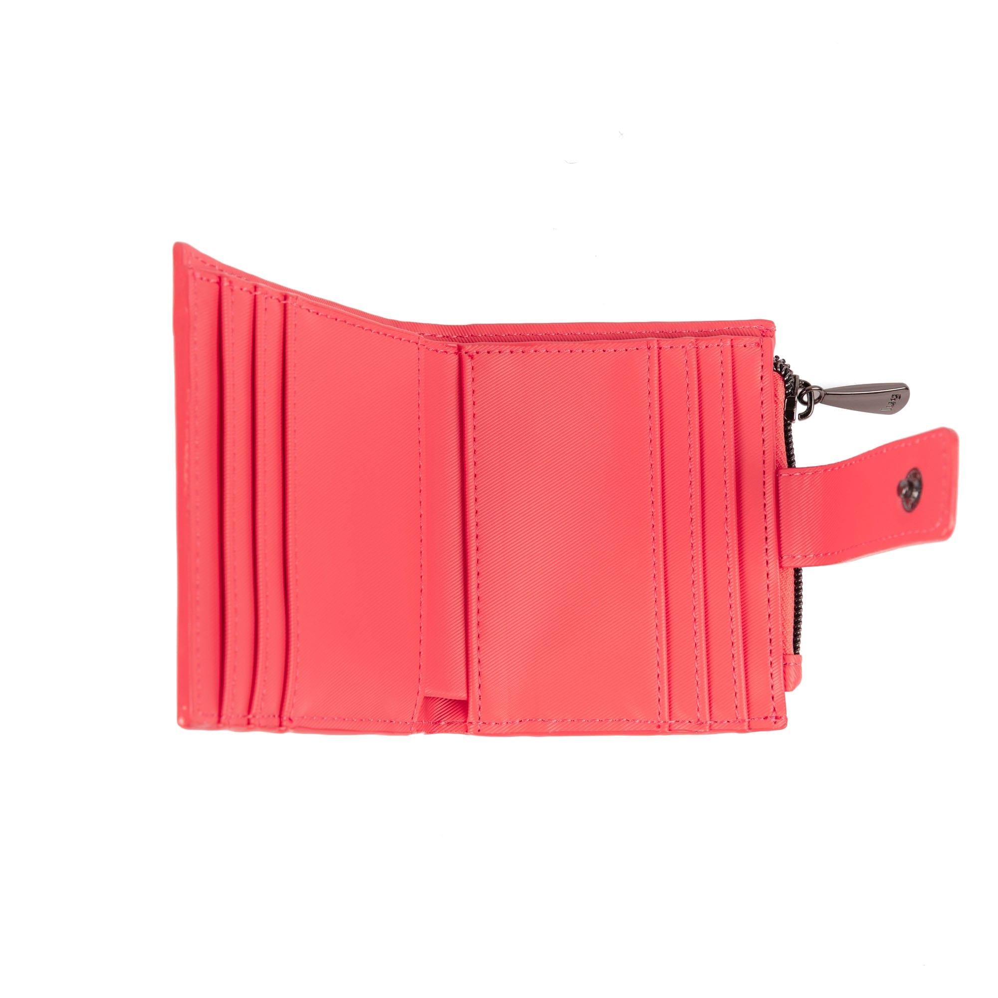 Hurdle Satin Luxe VL RFID Wallet - PINK GRAPEFRUIT - 26133_HurdleSL_PinkGrapefruit_Angle_05