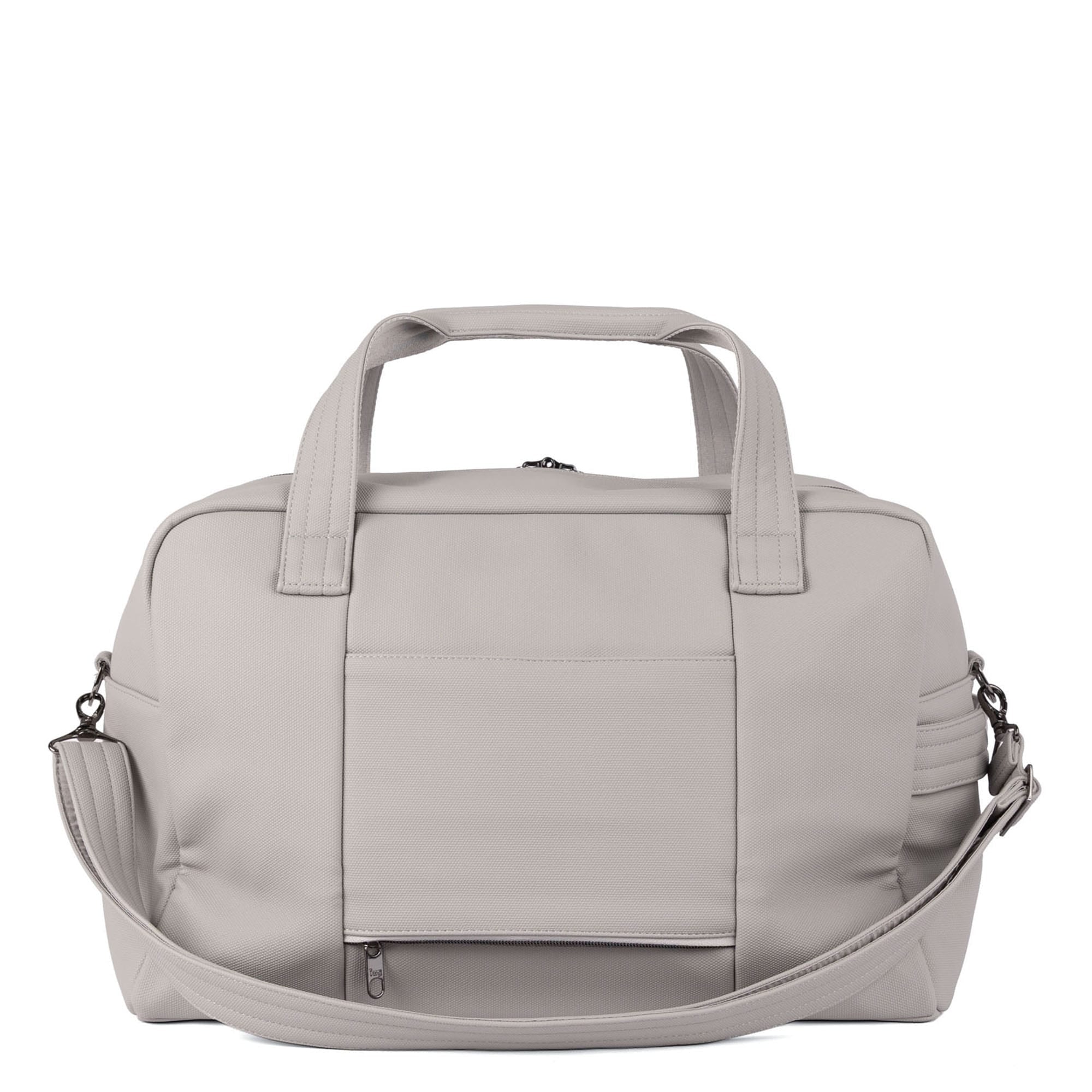 Charger Matte Luxe VL Overnight Bag with Charm Bar - CLOUD GREY - 26140_Charger_MatteLuxe_CloudGrey_Angle_04