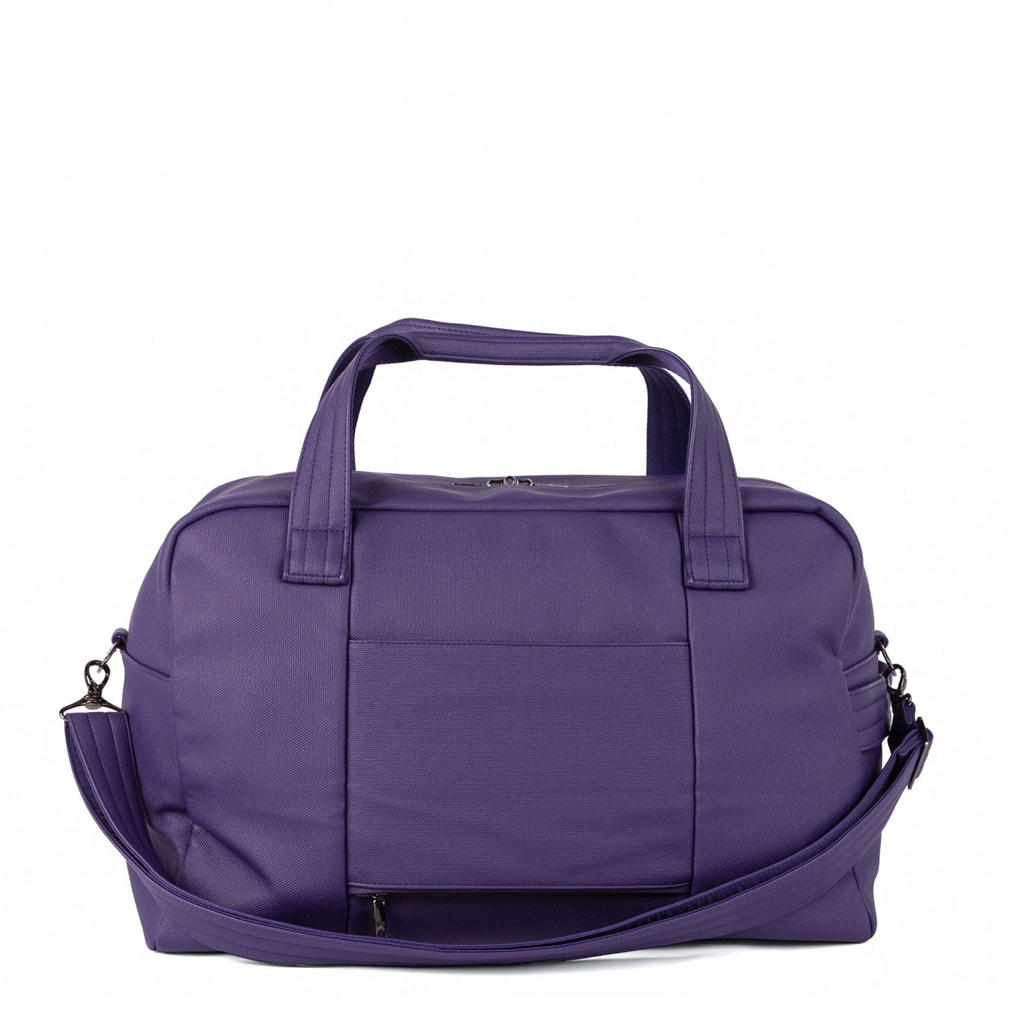 Charger Matte Luxe VL Overnight Bag with Charm Bar - CONCORD PURPLE - 26141_Charger_MatteLuxe_ConcordPurple_Angle_04