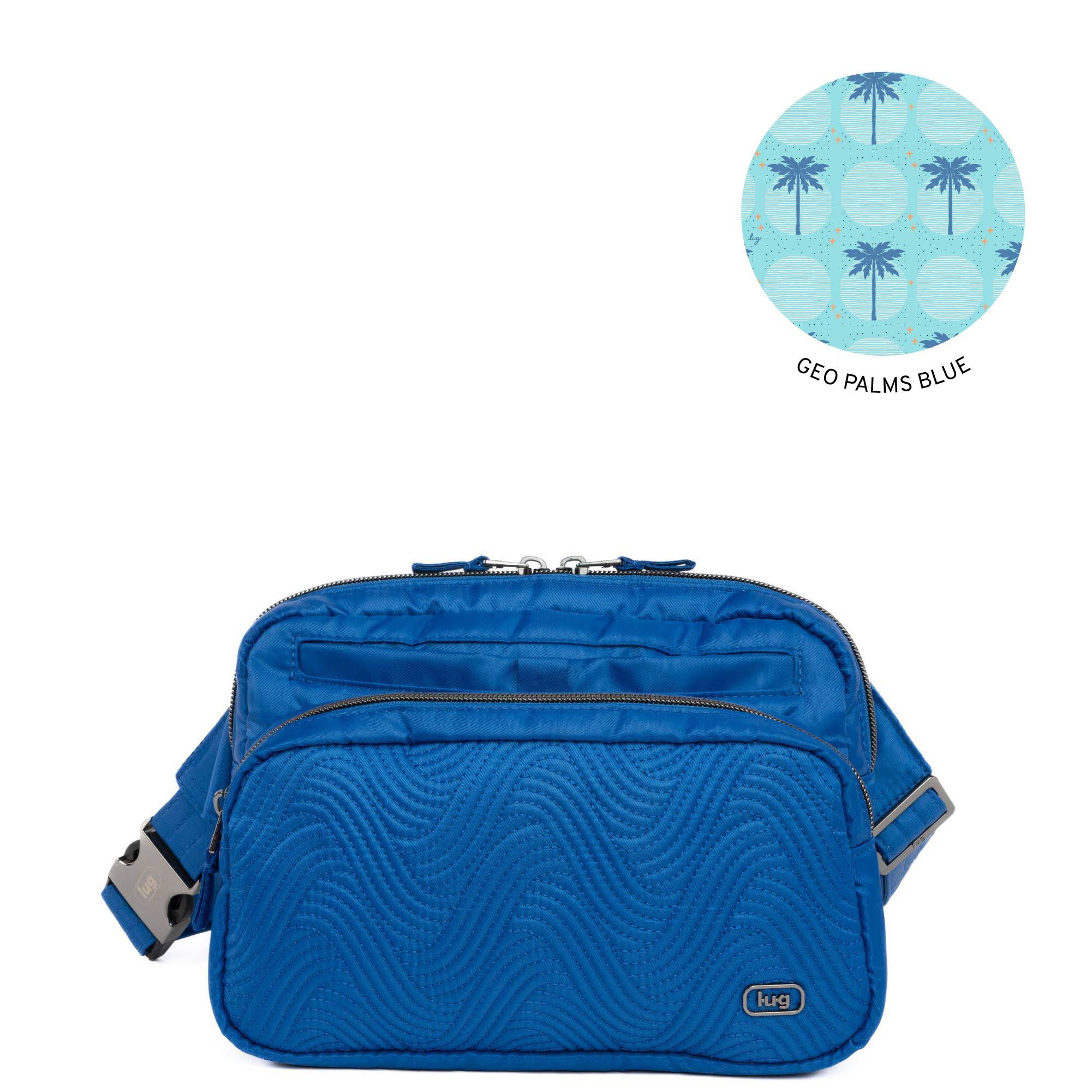 Double Back Belt Bag - AZURE BLUE - 26144aee-753c-4bc6-922e-0826f84e22d6