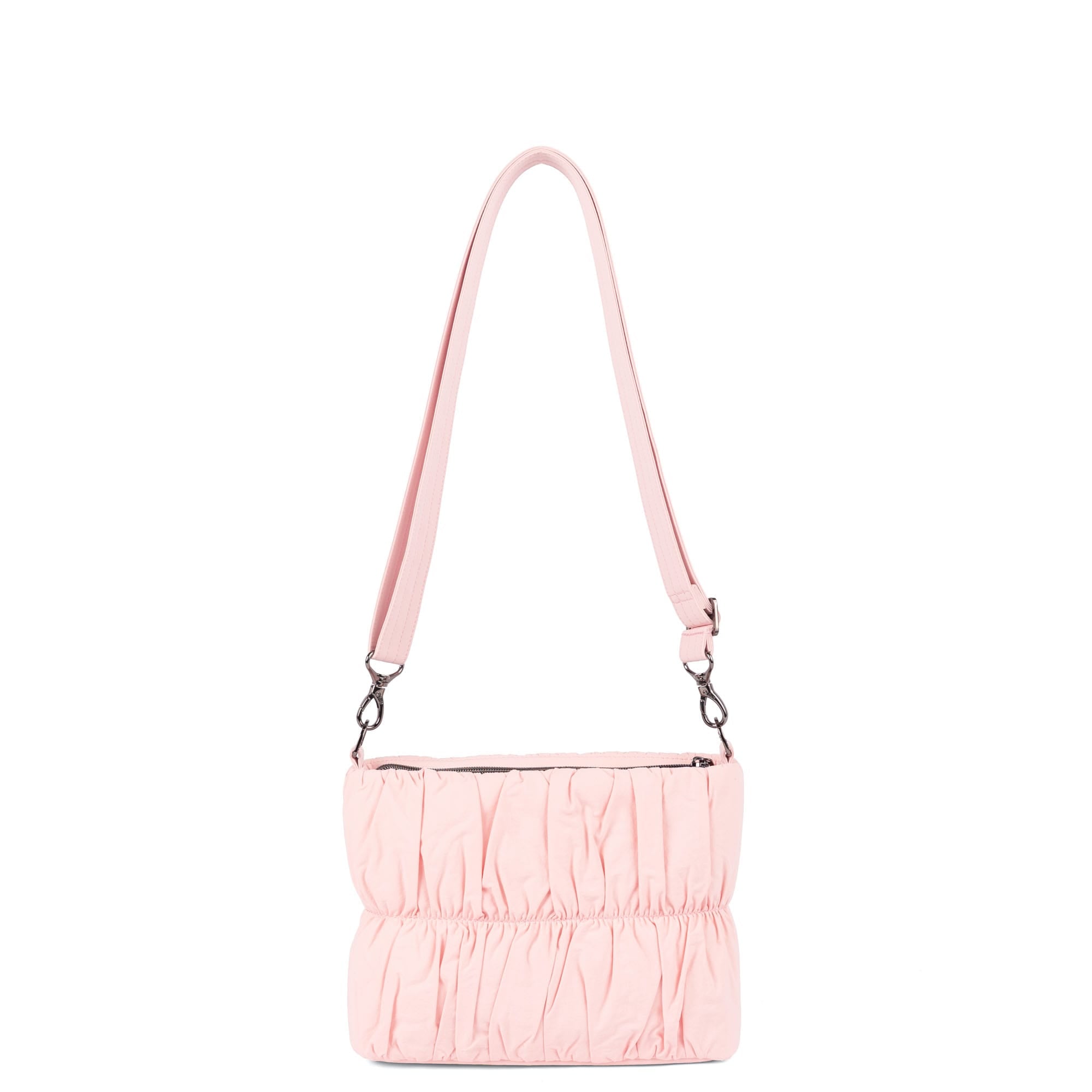Flounce CloudGo Ruched Crossbody Bag - PINKY PROMISE - 26158_Flounce_CloudGo_PinkyPromise_Angle_04
