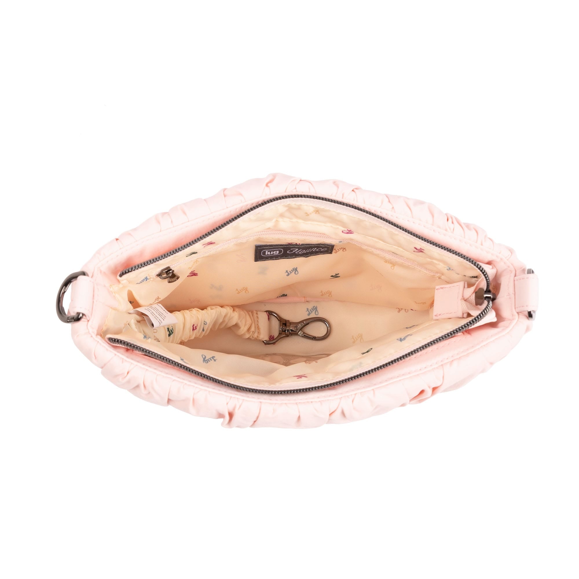 Flounce CloudGo Ruched Crossbody Bag - PINKY PROMISE - 26158_Flounce_CloudGo_PinkyPromise_Angle_05