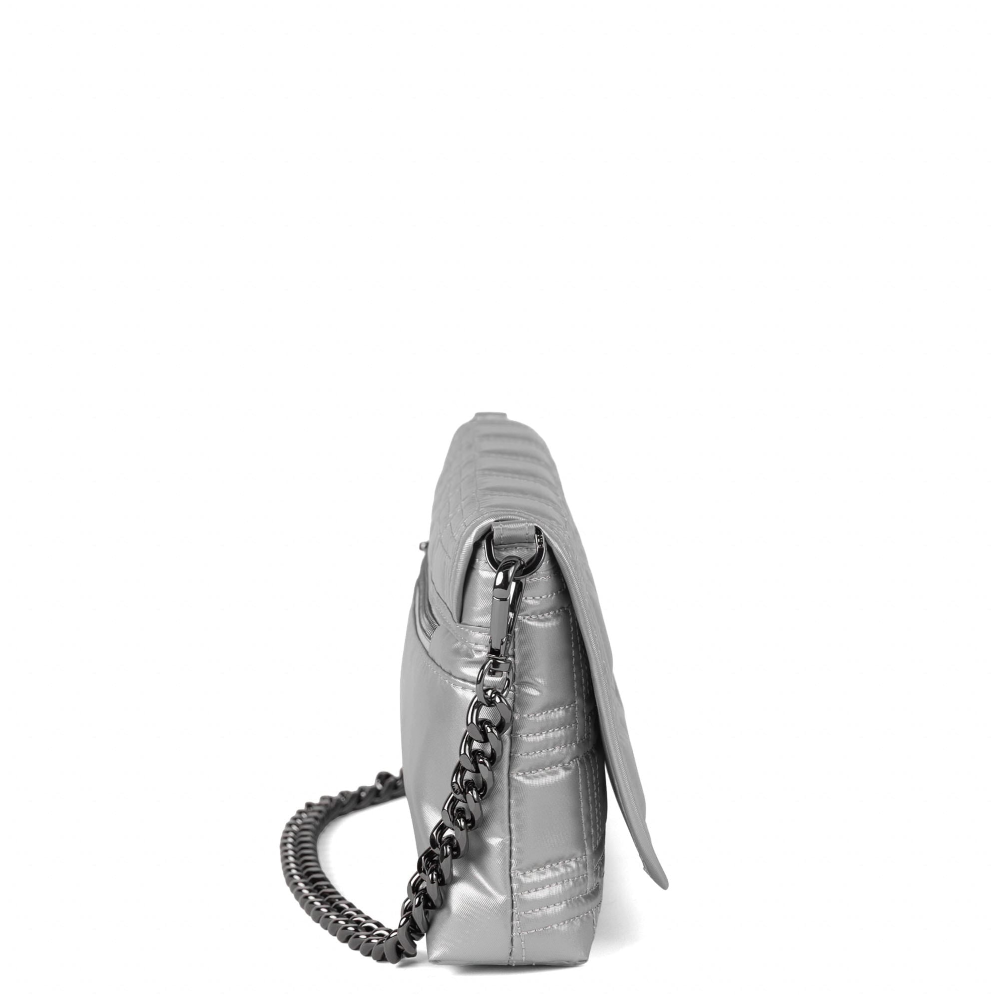 Strut Shoulder Bag - METALLIC CLOUD GREY - 26161_Strut_MetallicCloudGrey_Angle_03