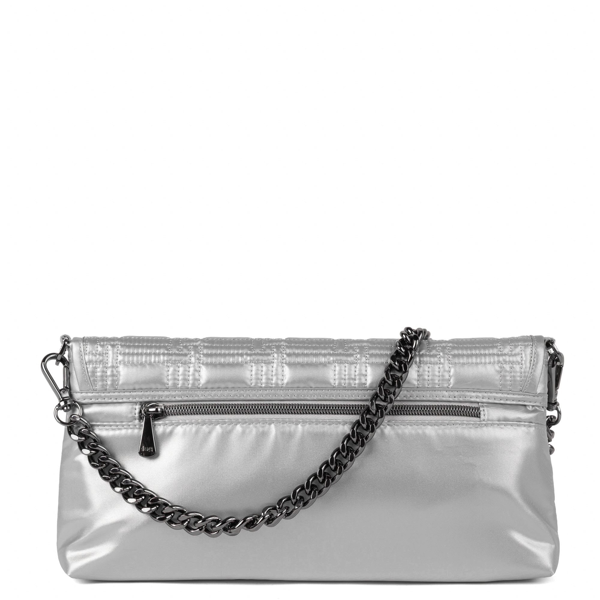 Strut Shoulder Bag - METALLIC CLOUD GREY - 26161_Strut_MetallicCloudGrey_Angle_04