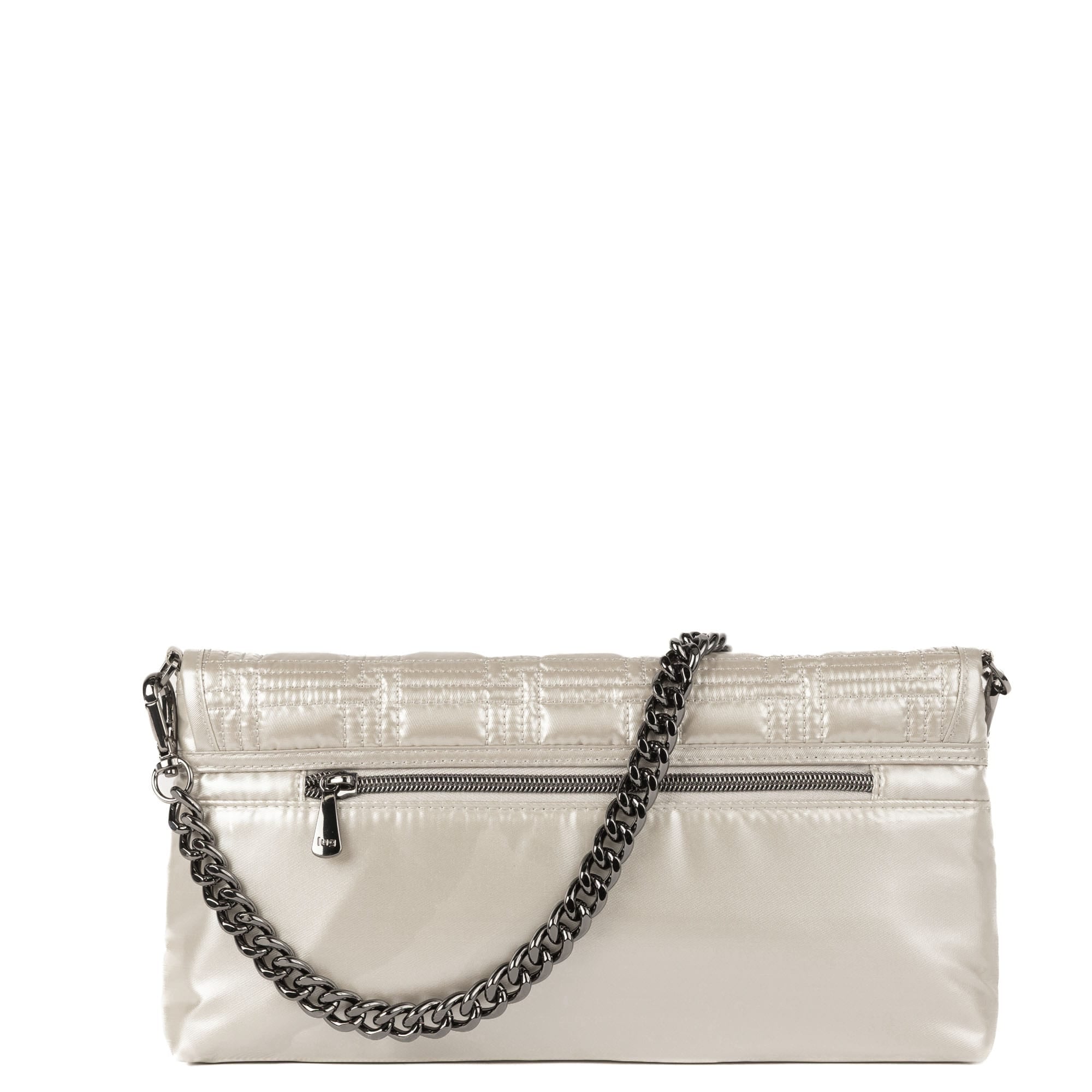 Strut Shoulder Bag - METALLIC PEBBLE - 26162_Strut_MetallicPebble_Angle_04