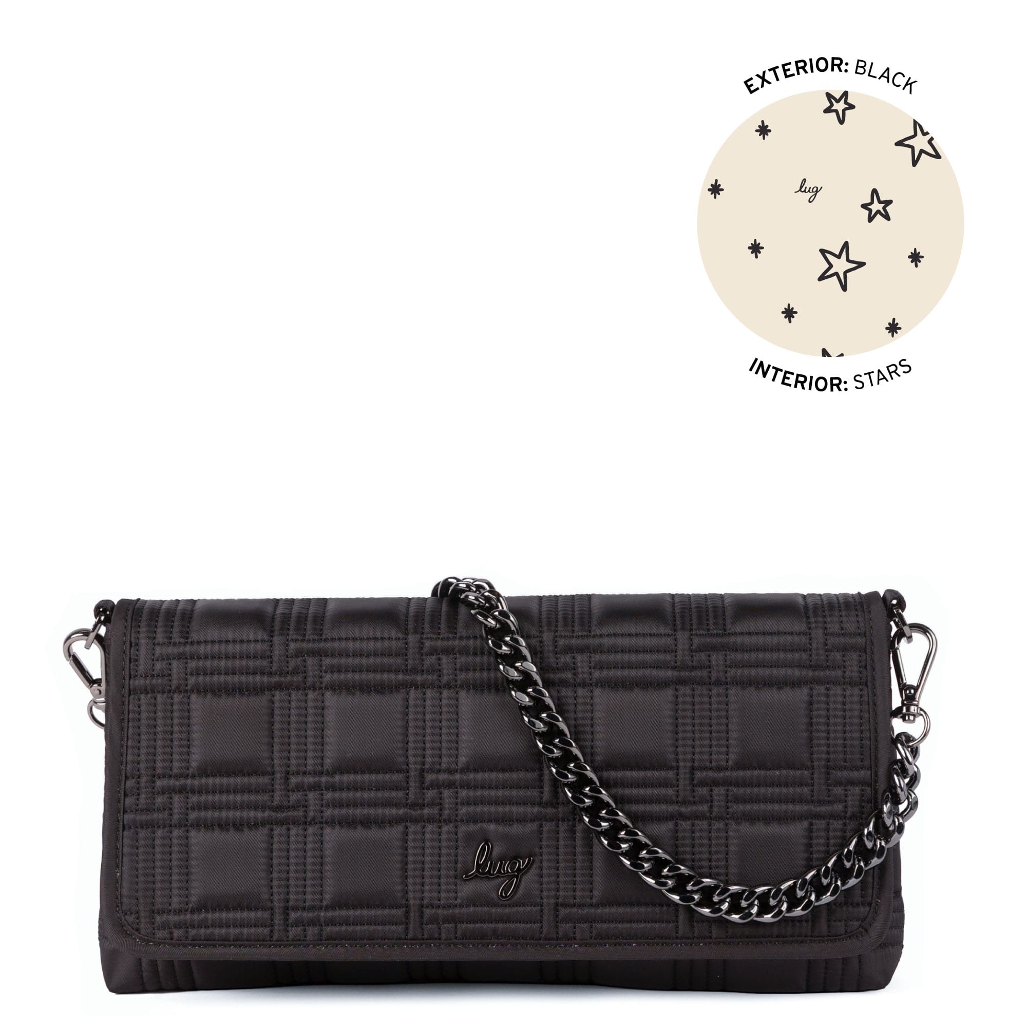 Strut Shoulder Bag - BLACK - 26163_Strut_Black_Angle_01