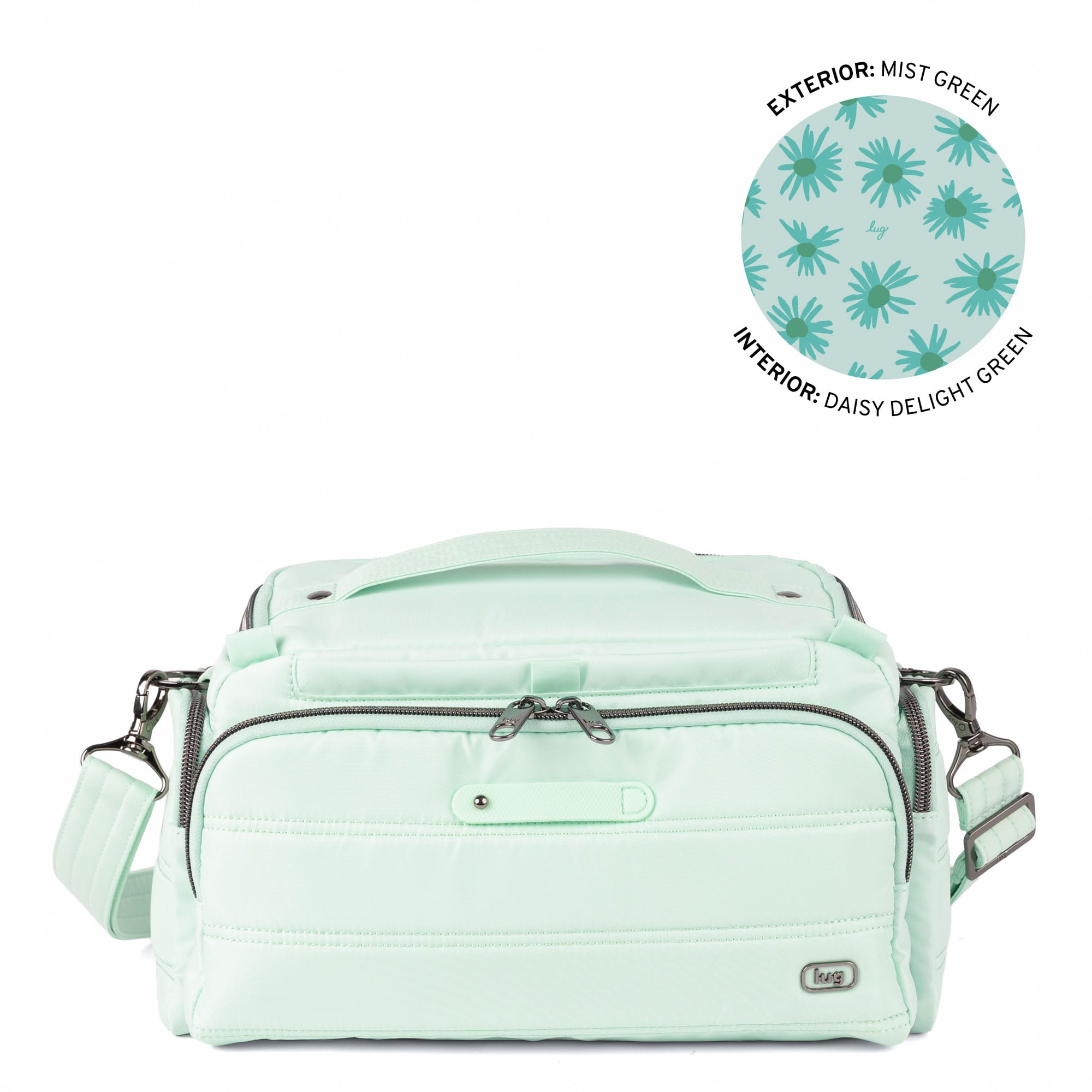 Trolley 3 Crossbody Bag - MIST GREEN - 26173_Trolley3_MistGreen_Angle_01