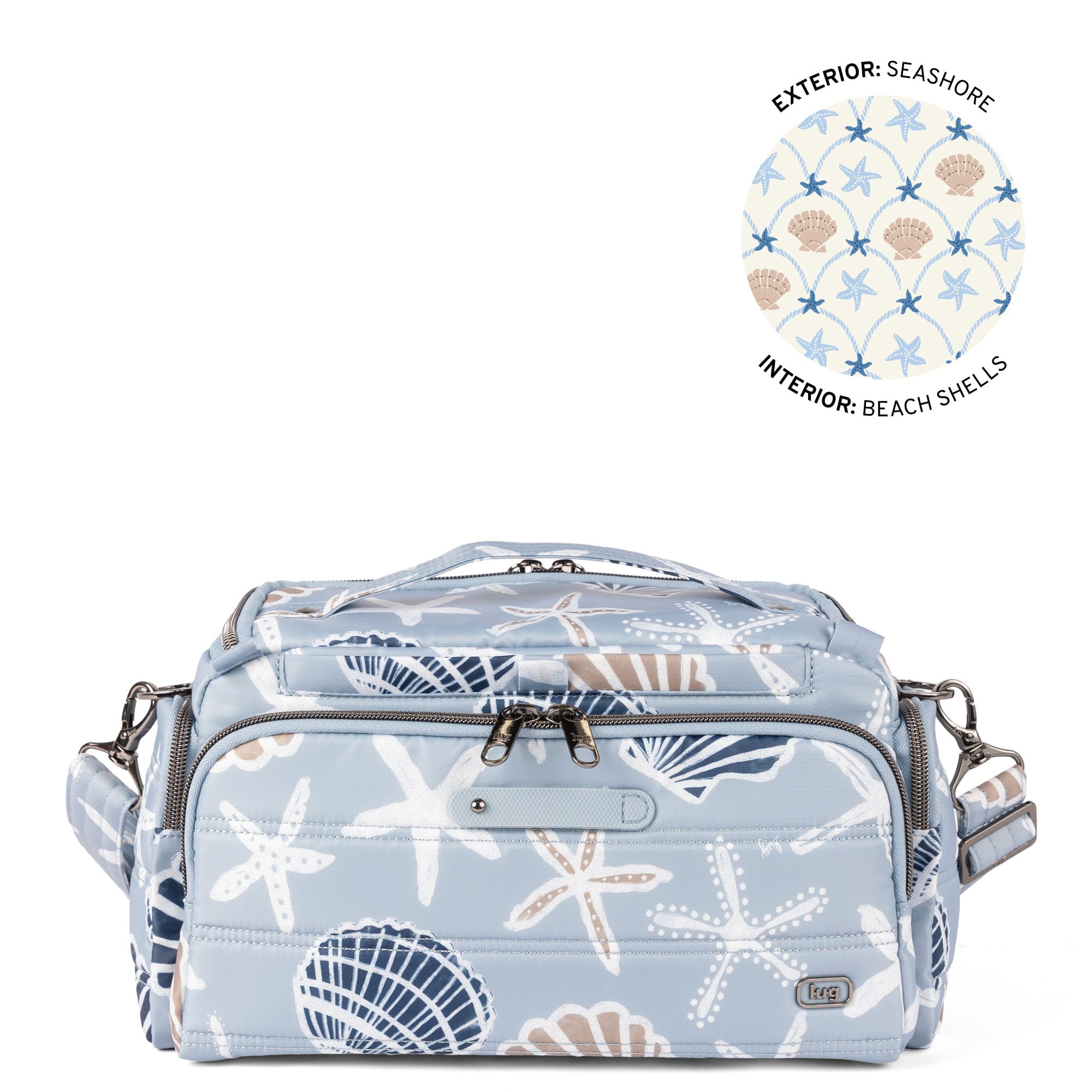 Trolley 3 Crossbody Bag - SEASHORE - 26176_Trolley3_SeashoreBlue_Angle_01