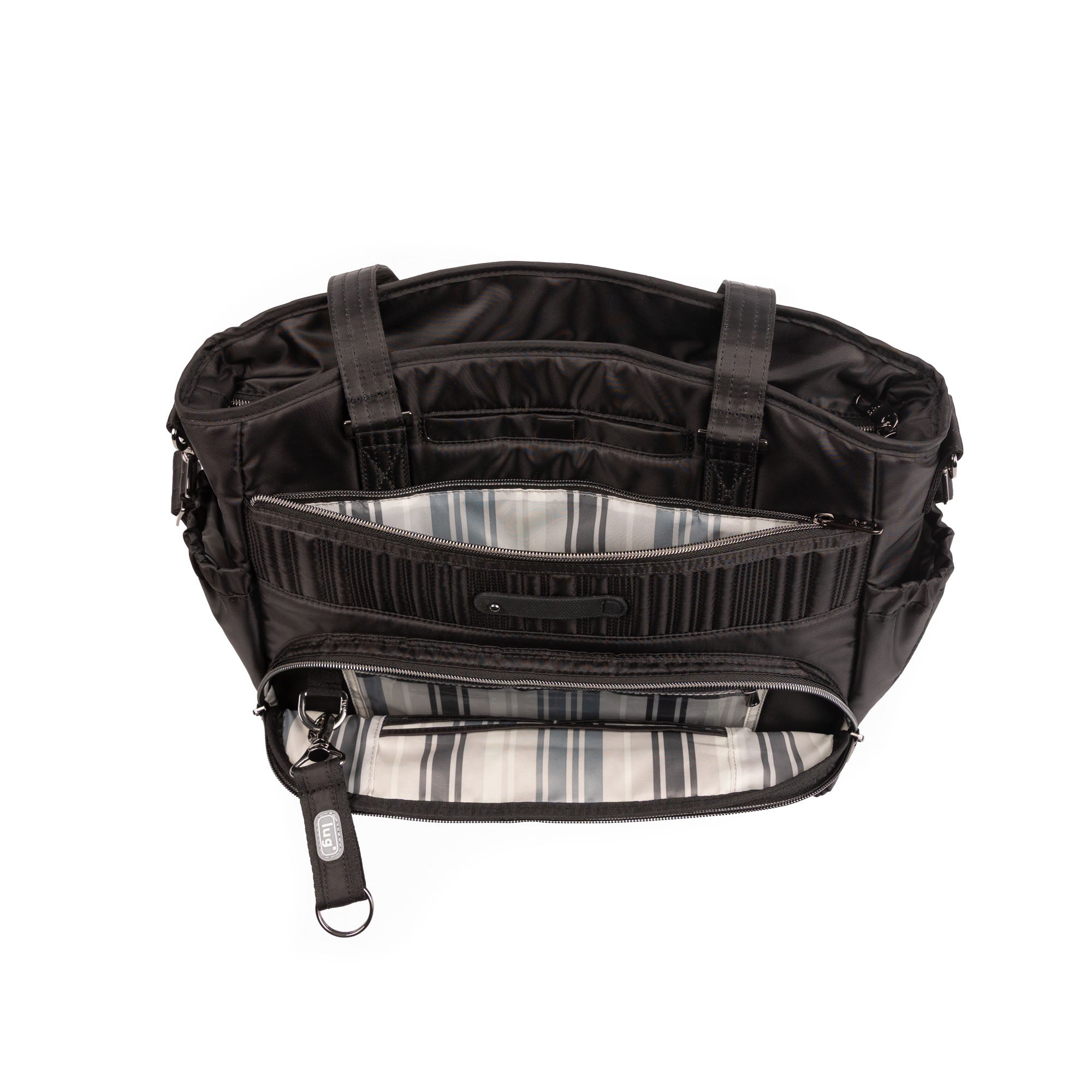 Windjammer Large Convertible Tote Bag - BLACK - 26179_Windjammer_LargeTote_Black_Angle_06