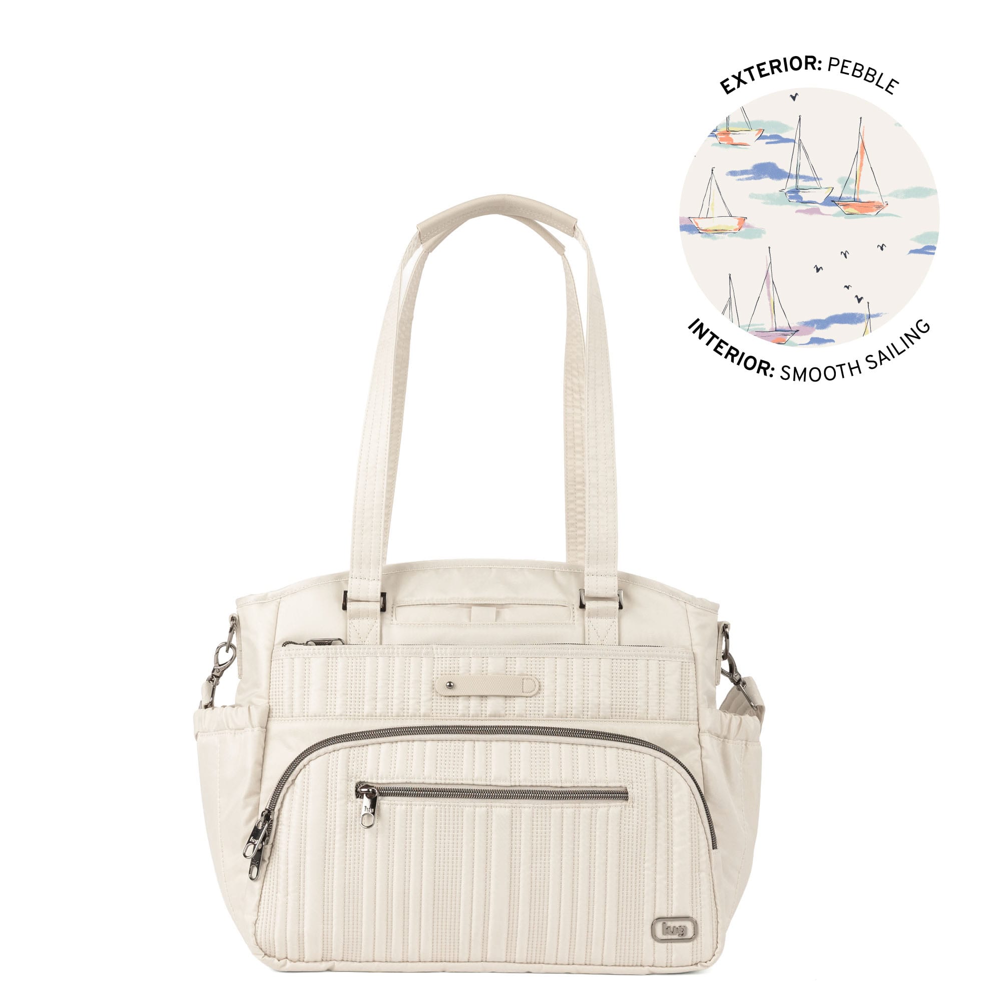 Windjammer Large Convertible Tote Bag - PEBBLE - 26181_Windjammer_LargeTote_Pebble_Angle_01