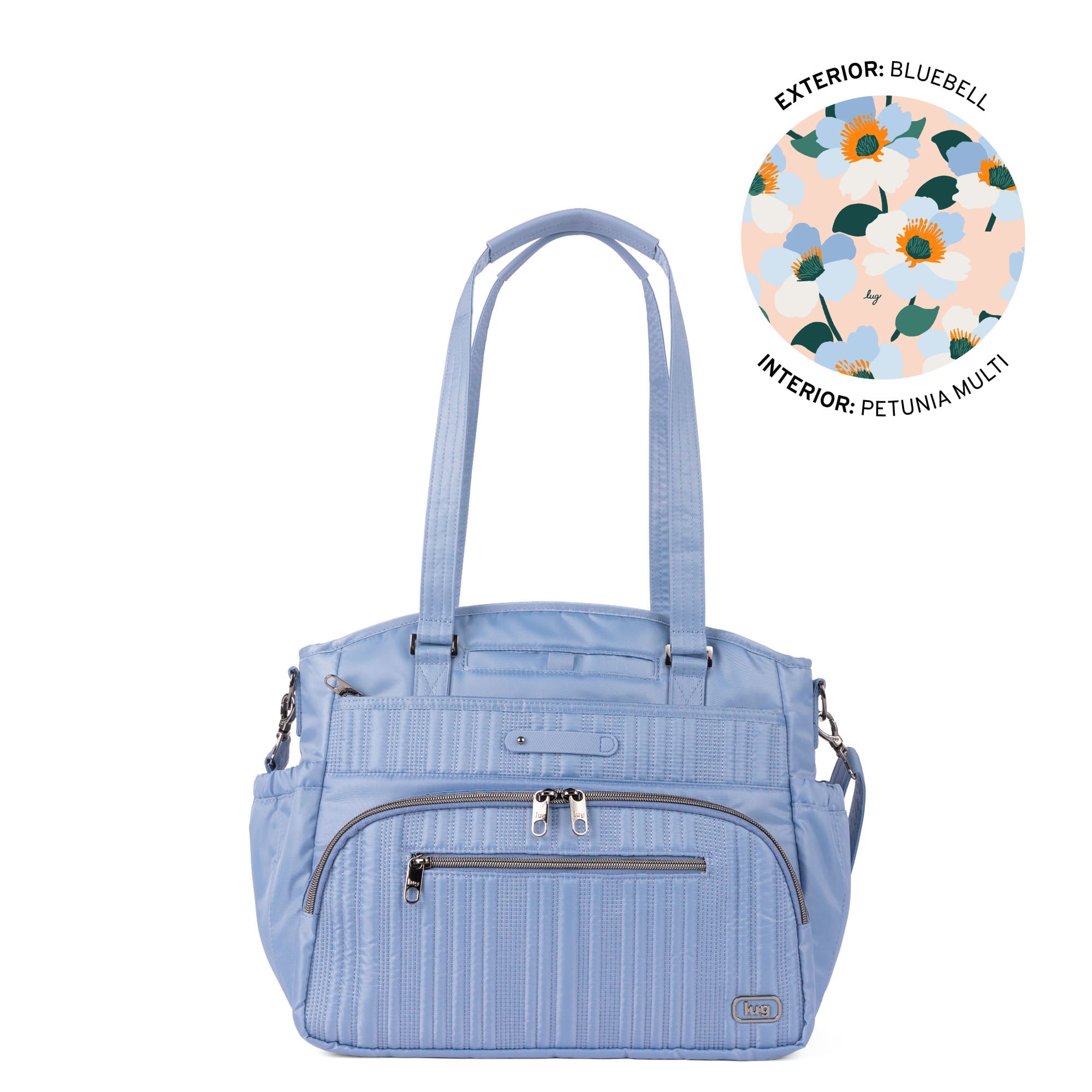 Windjammer Large Convertible Tote Bag - BLUEBELL - 26182_Windjammer_LargeTote_Bluebell_Angle_01