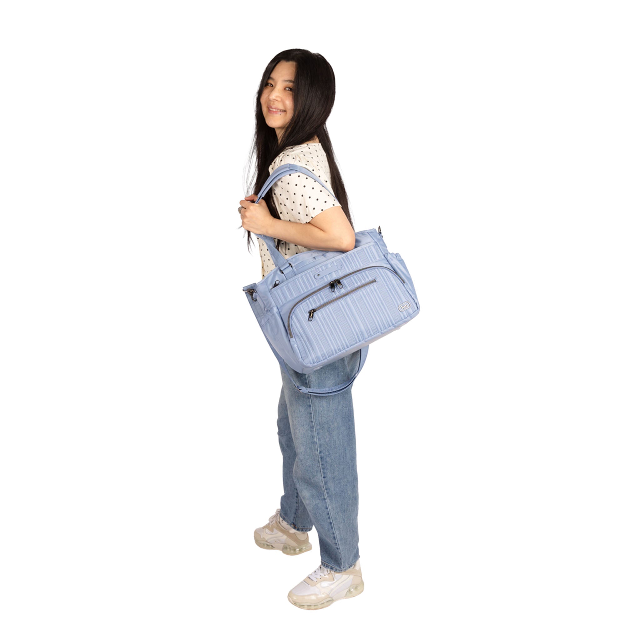 Windjammer Large Convertible Tote Bag - - 26182_Windjammer_LargeTote_Bluebell_BagProportion_01