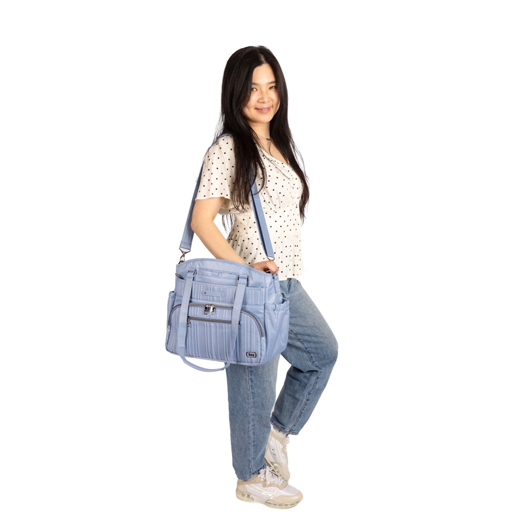 Windjammer Large Convertible Tote Bag - - 26182_Windjammer_LargeTote_Bluebell_BagProportion_02