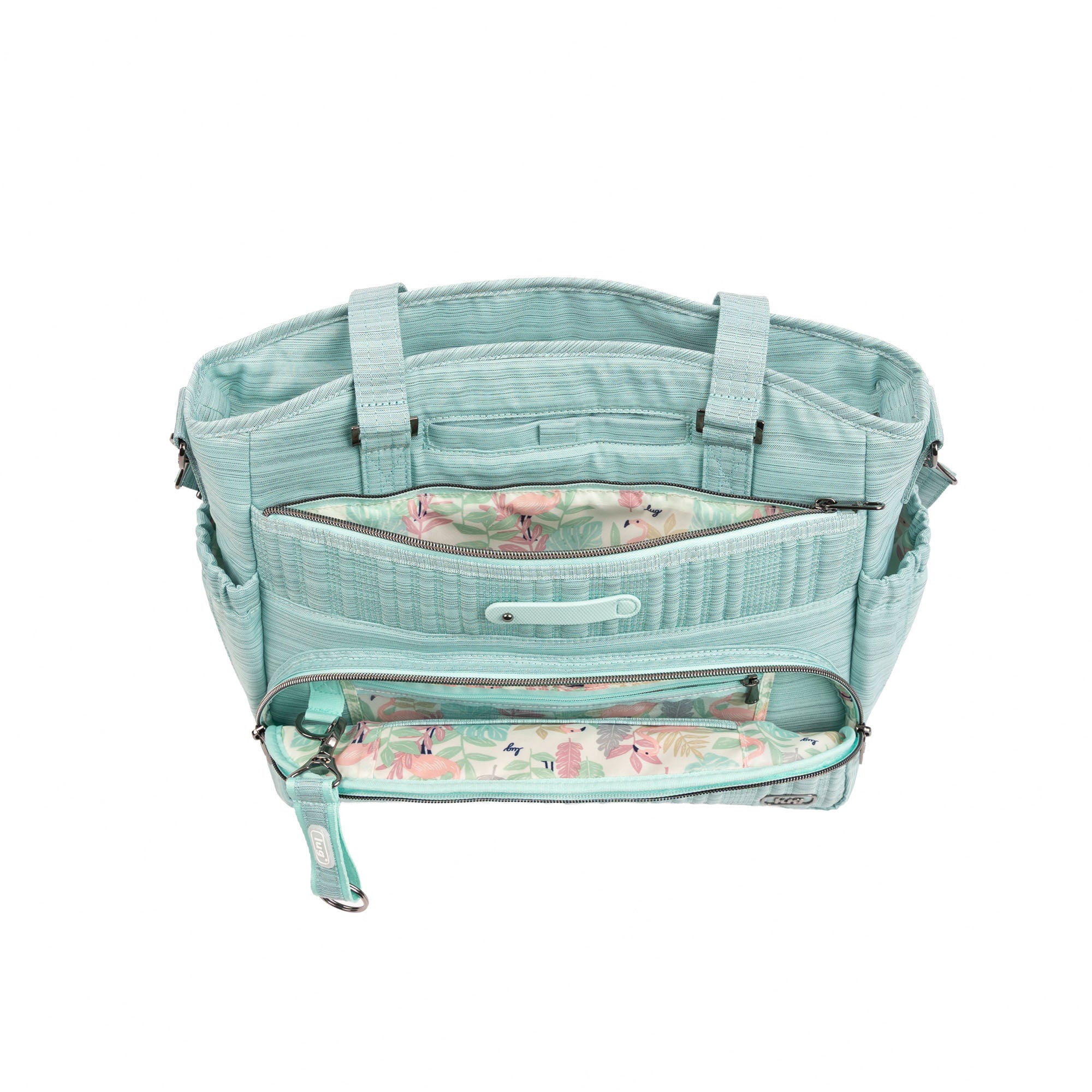 Windjammer Large Convertible Tote Bag - BRUSHED AQUAMARINE - 26185_Windjammer_LargeTote_BrushedAquamarine_Angle_06