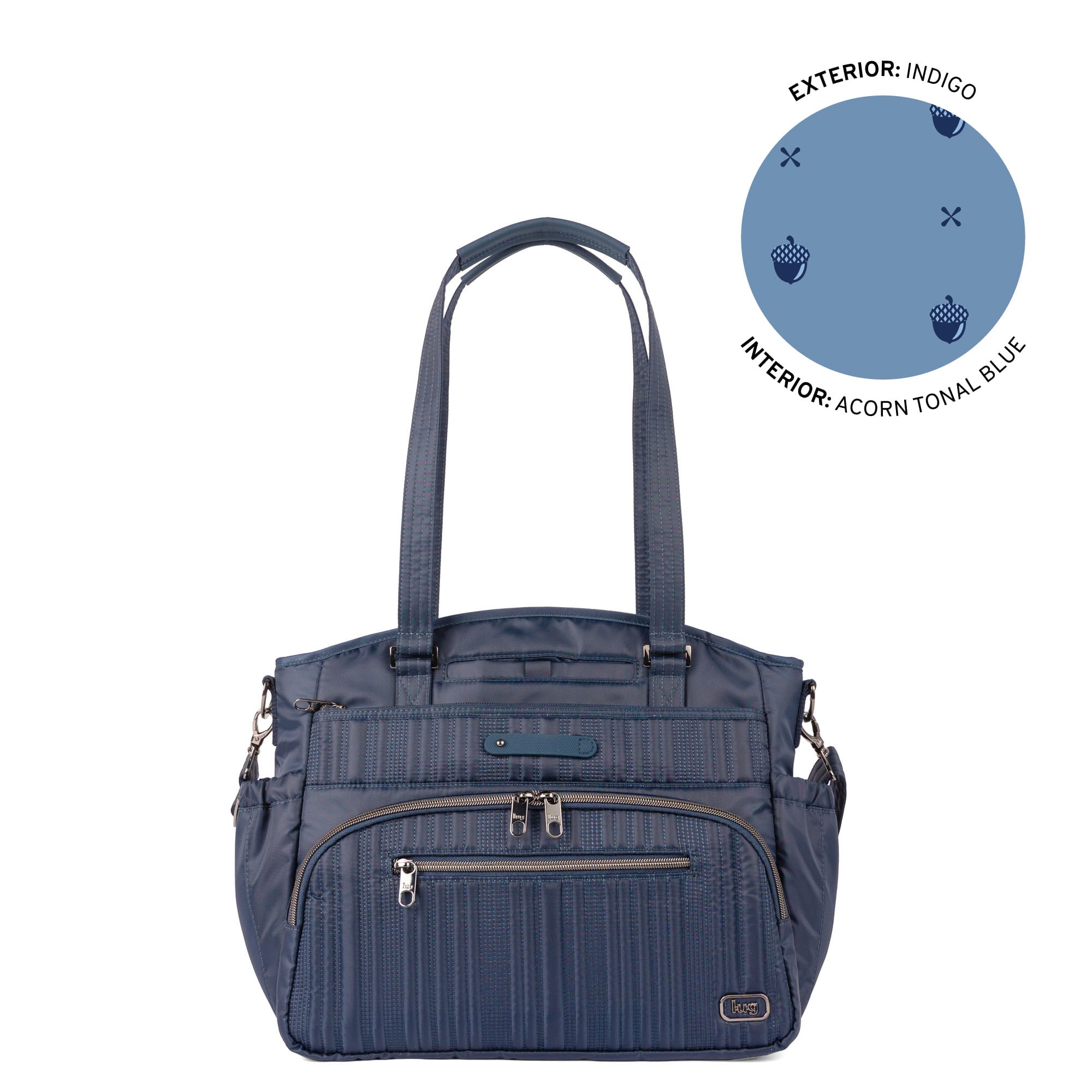Windjammer Large Convertible Tote Bag - INDIGO - 26186_Windjammer_LargeTote_Indigo_Angle_01