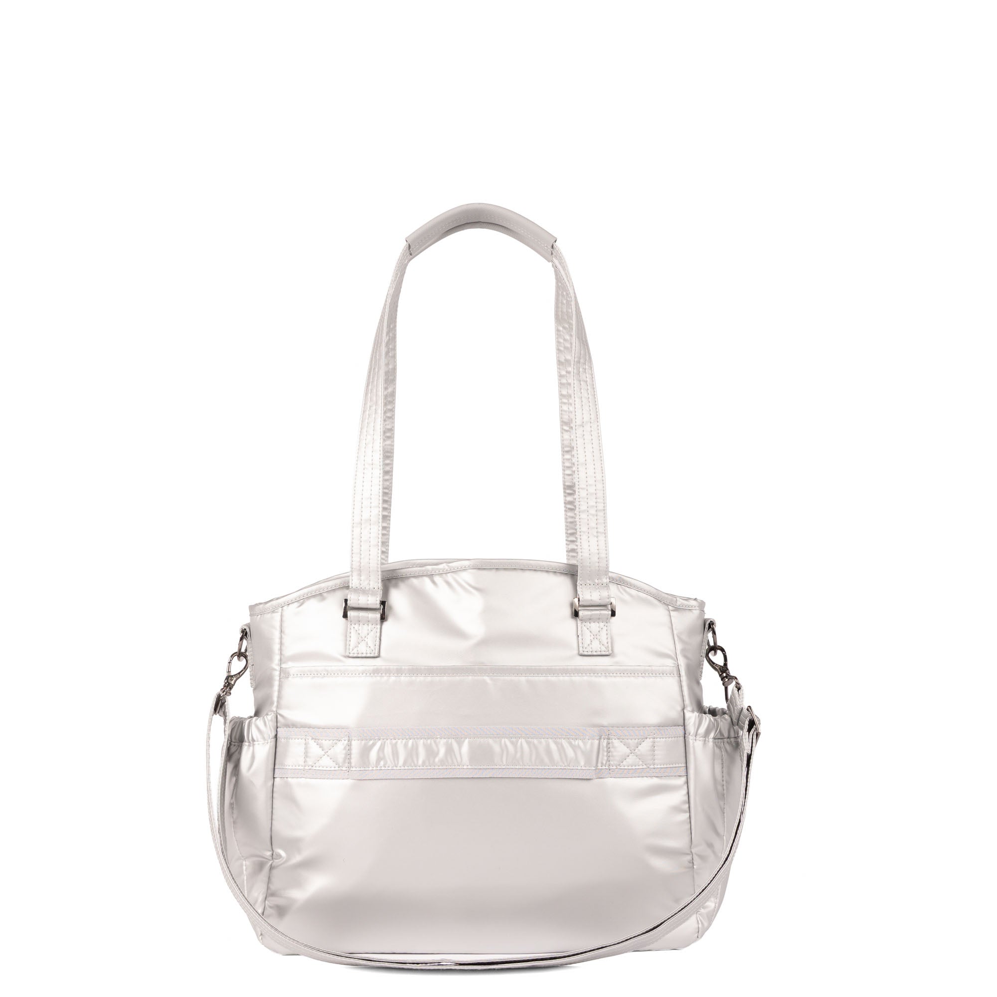 Windjammer Large Convertible Tote Bag - METALLIC SILVER - 26187_Windjammer_LargeTote_MetallicSilver_Angle_04
