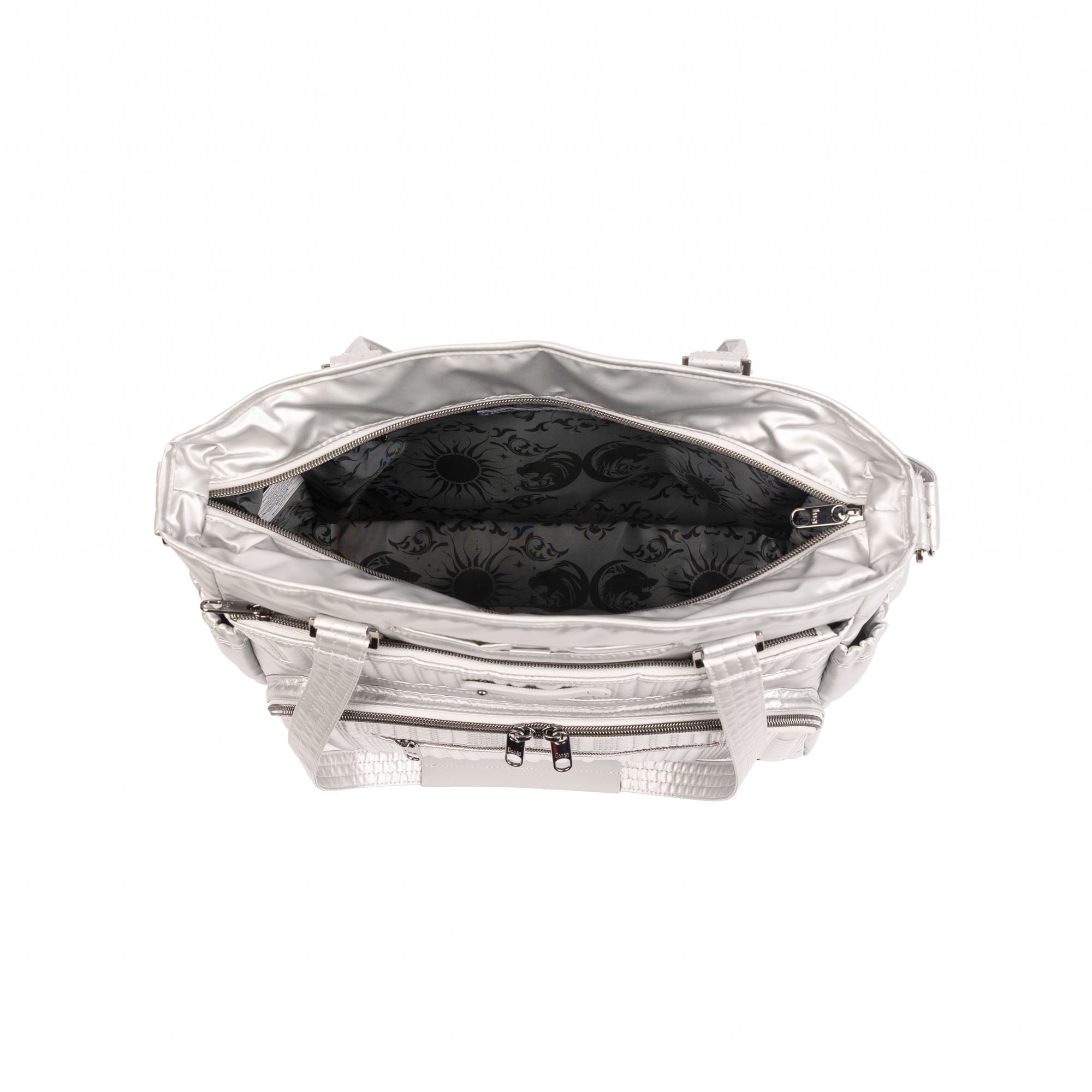 Windjammer Large Convertible Tote Bag - METALLIC SILVER - 26187_Windjammer_LargeTote_MetallicSilver_Angle_05