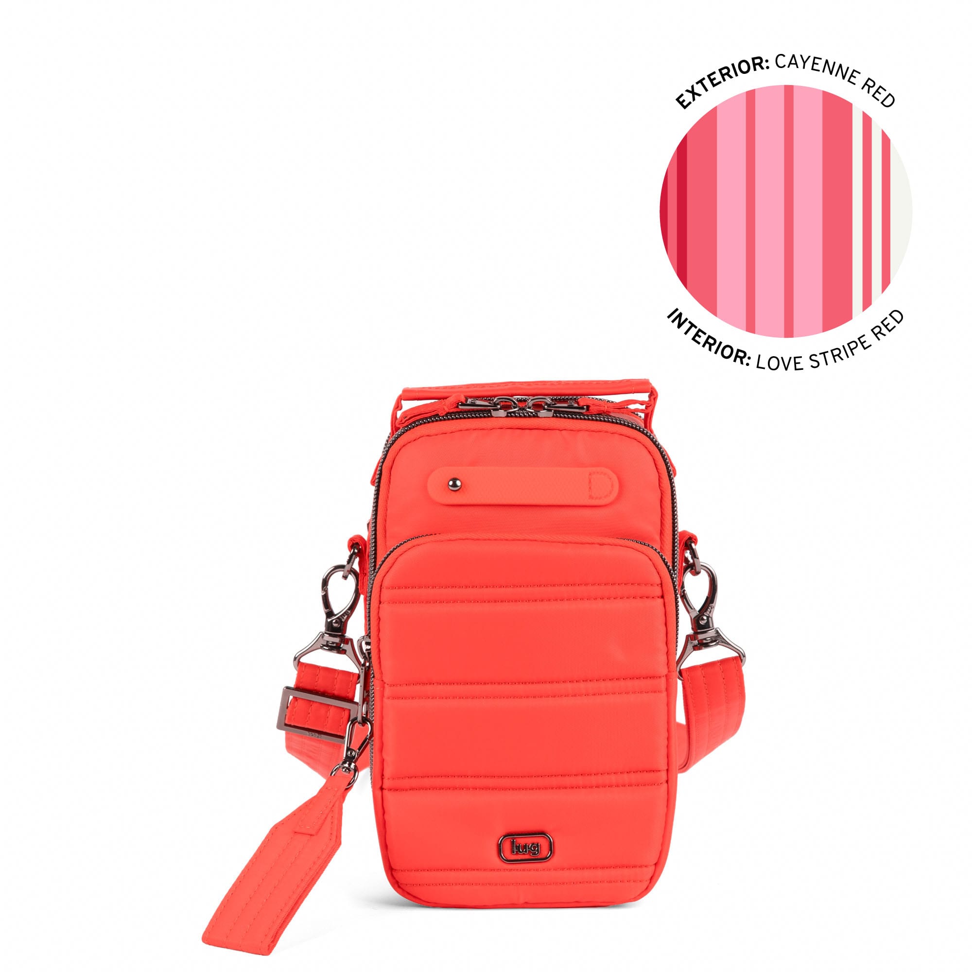 Skeeter Mini Bridge Crossbody Bag with Puller - CAYENNE RED - 26188_SkeeterMiniBridge_CayenneRed_01