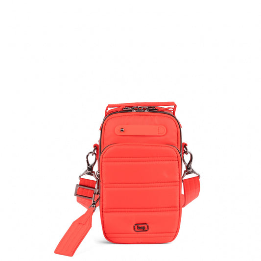 Skeeter Mini Bridge Crossbody Bag with Puller - - 26188_SkeeterMiniBridge_CayenneRed_Angle_01