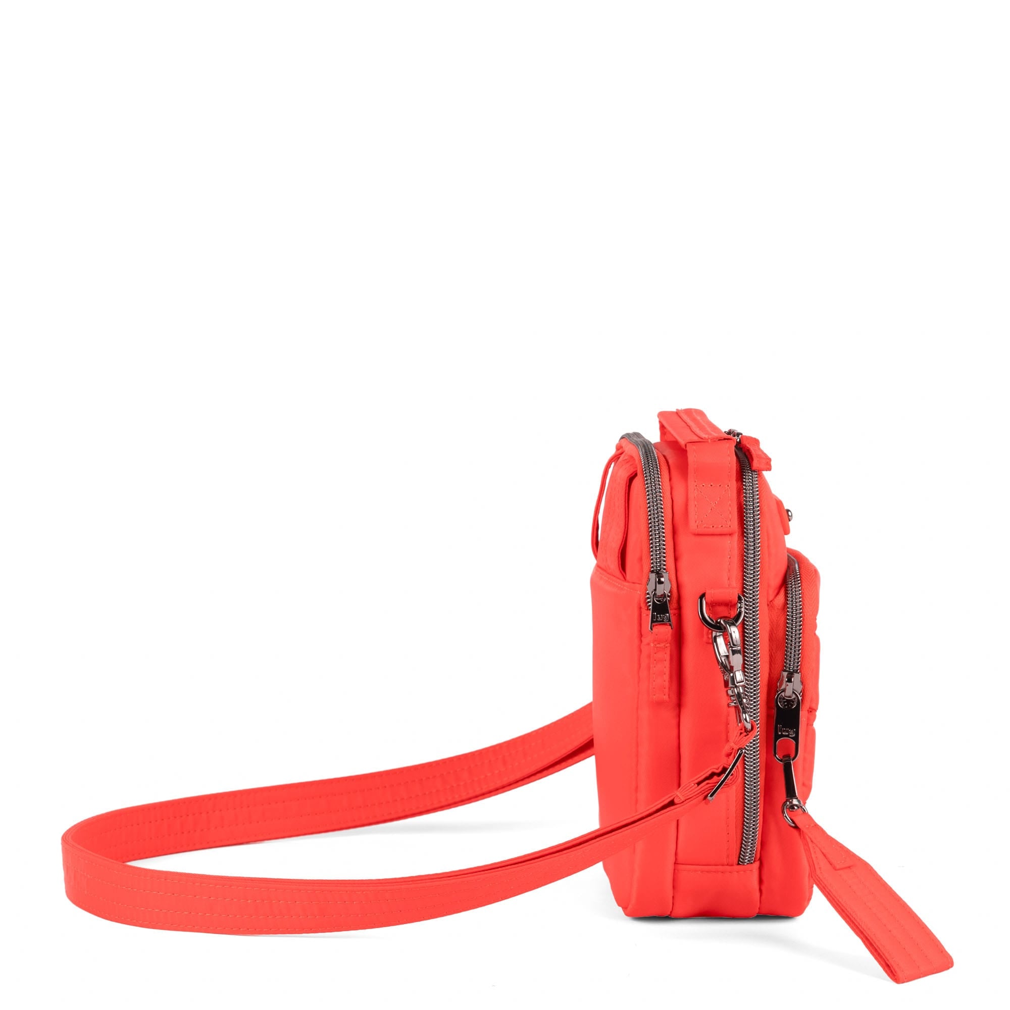 Skeeter Mini Bridge Crossbody Bag with Puller - CAYENNE RED - 26188_SkeeterMiniBridge_CayenneRed_Angle_03
