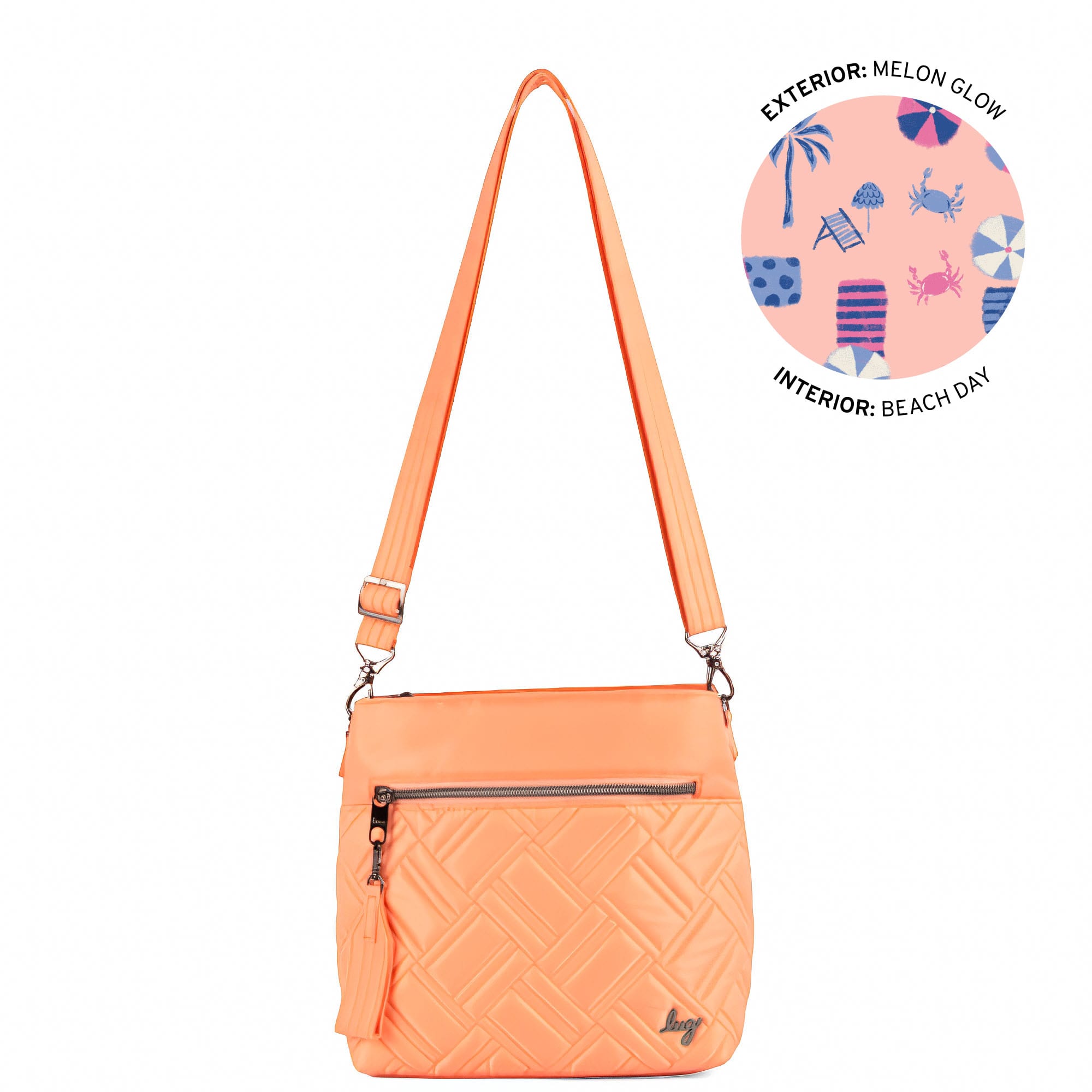 Double Dip Crossbody Bag - MELON GLOW - 26195_DoubleDip_MelonGlow_Angle_01